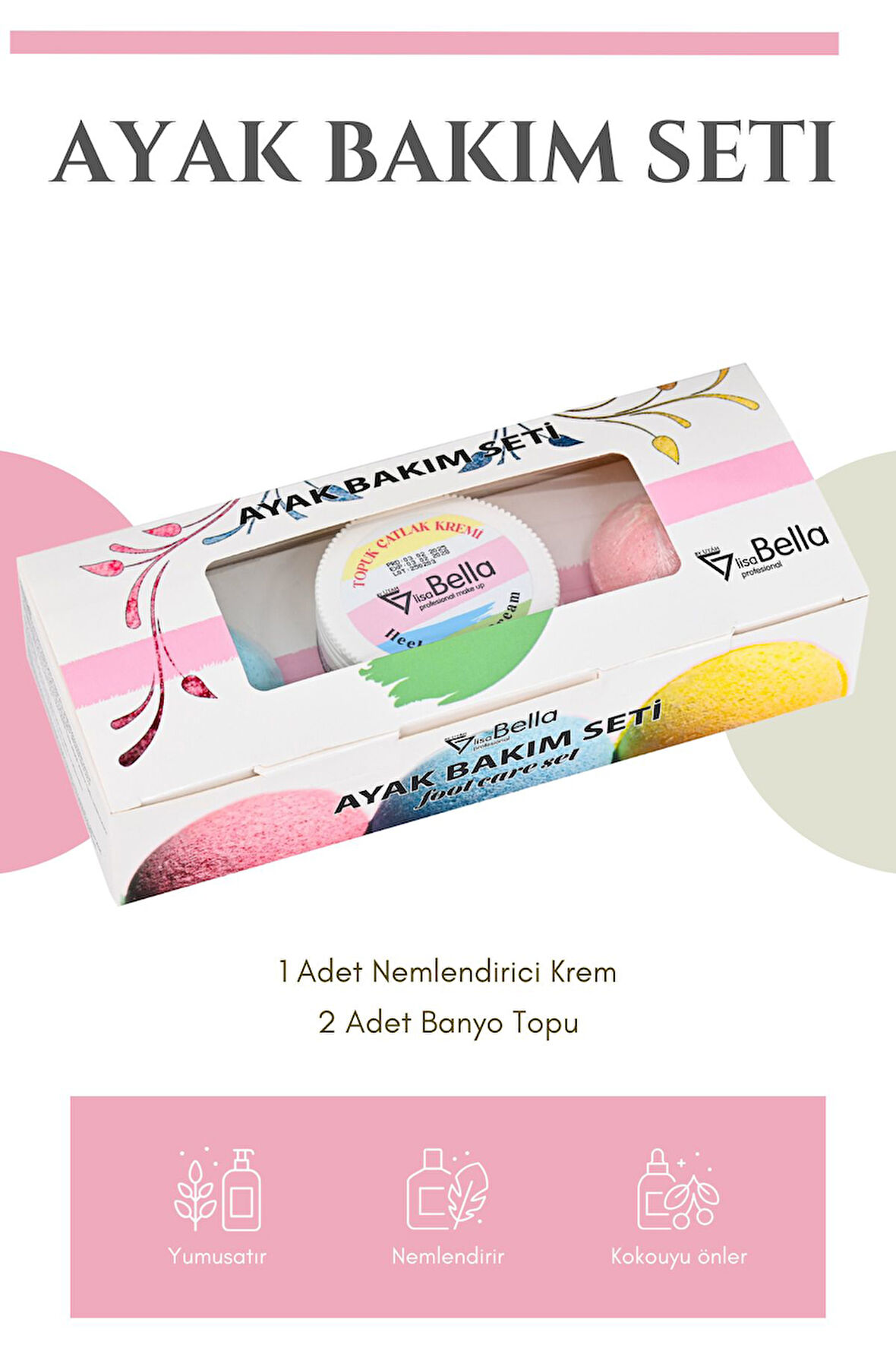 Ayak Bakım Topuk Kremi Spa Pedikür Rahatlatıcı Maske 3 Lü Set