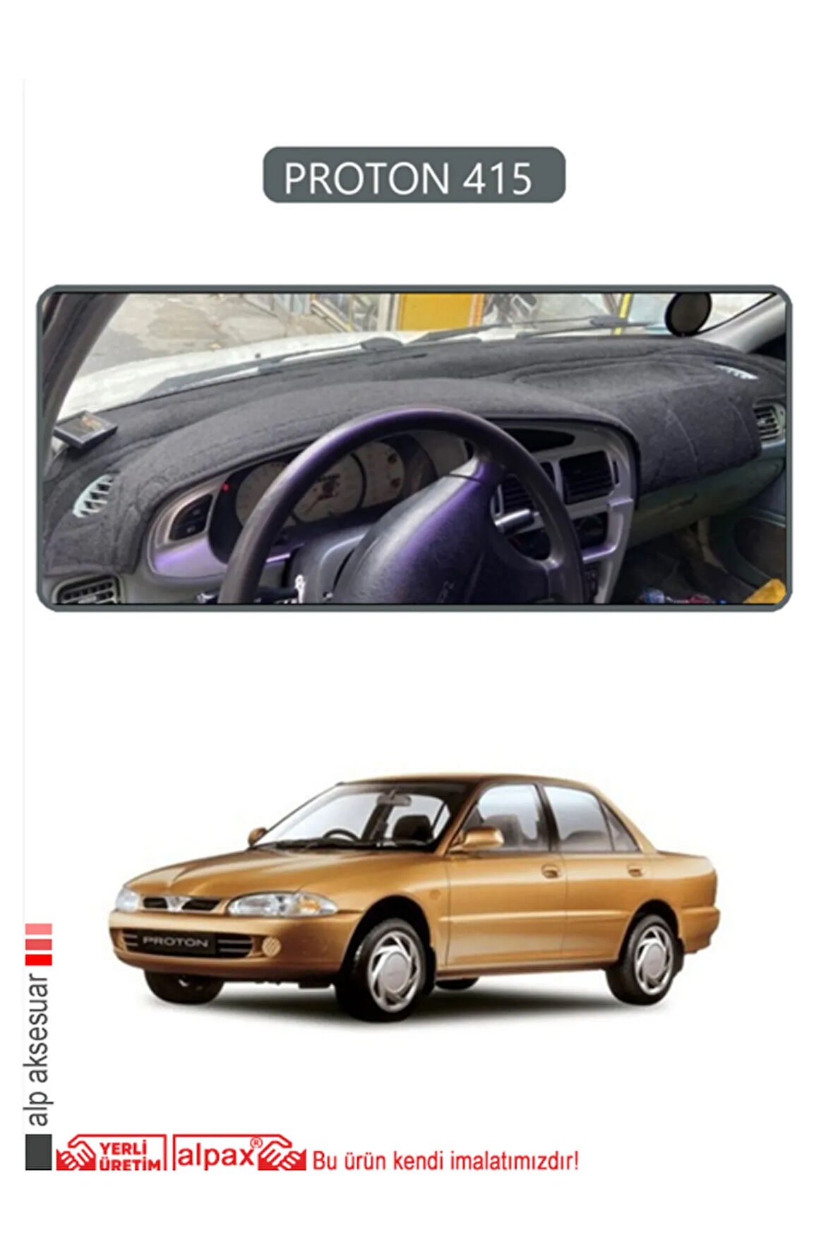 Proton 415 Torpido Koruma  Halısı -  Gri Kenar