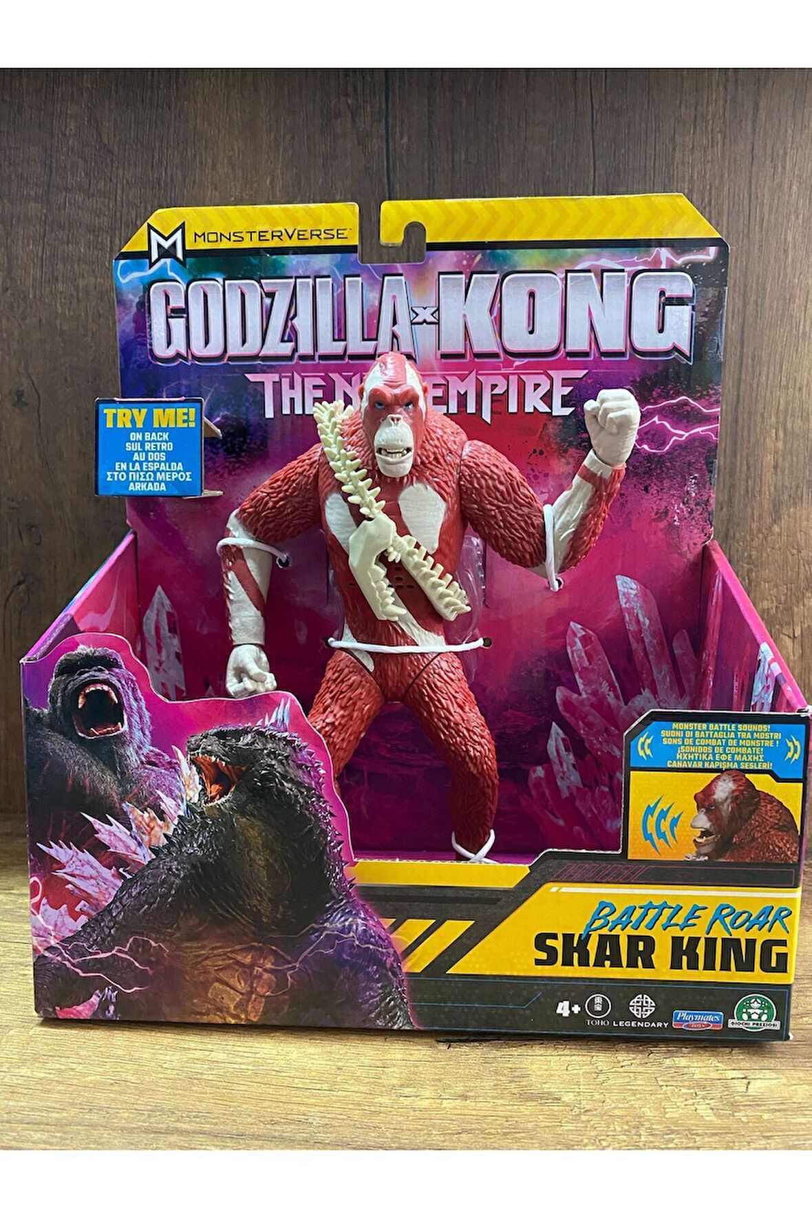 Godzilla Kong Kristal Aksiyon Figürü Skar King FİGÜR OYUNCAK KING KONG SKAR KİNG FİGÜRÜ