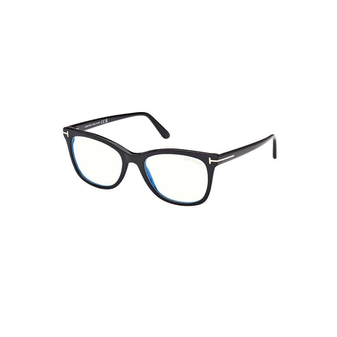Tom Ford Tf 5986B 001 52 Kadın Kare Siyah Kemik Mavi Işık Korumalı Gözlük