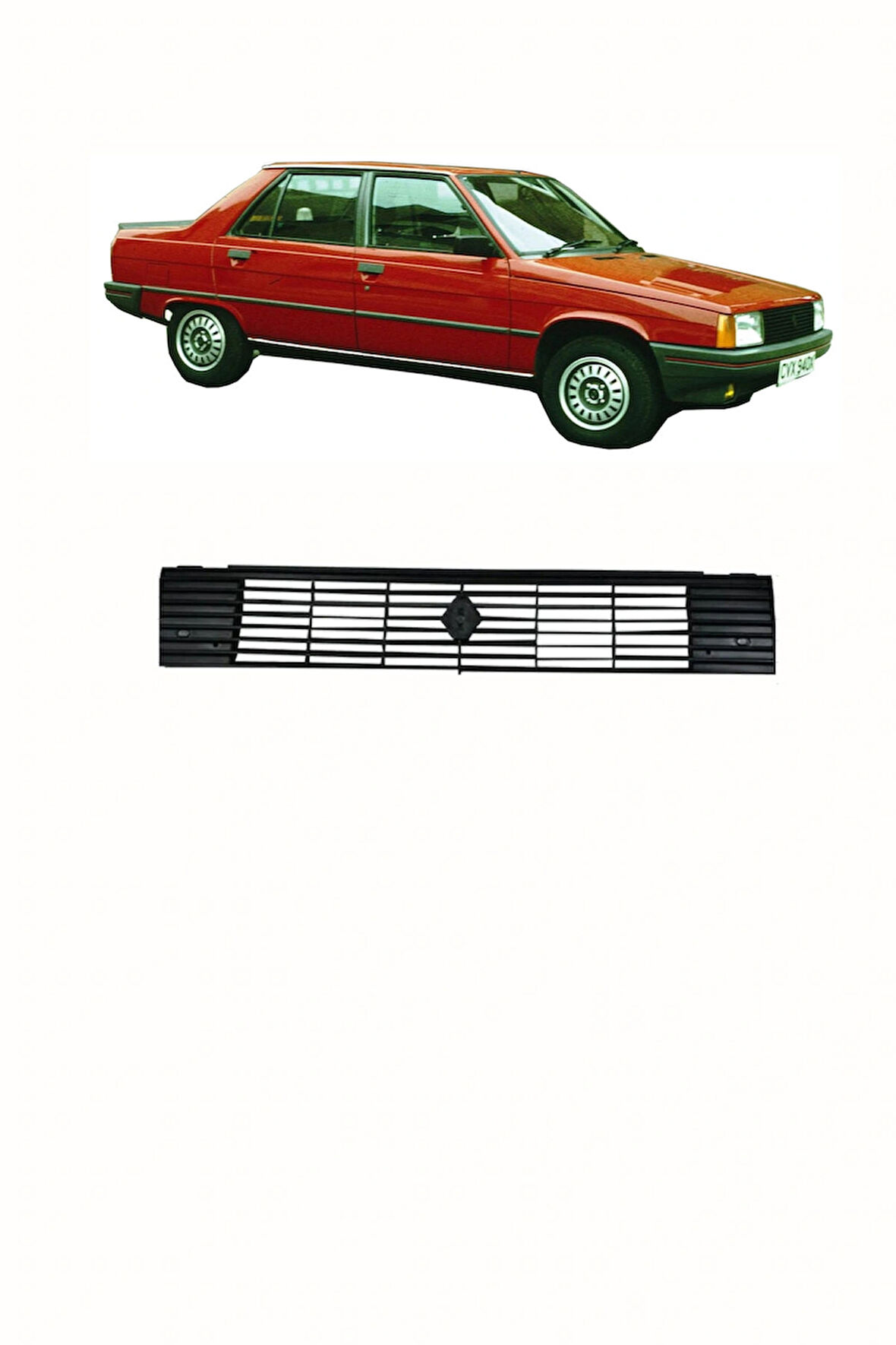 1982-1992 Renault 9 Ön Panjur Eski Kasa Broadway ve Spring Uyumlu Logosuz