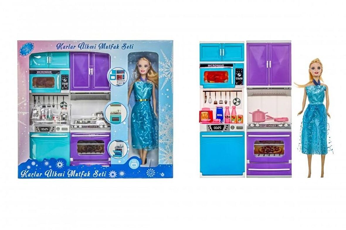 Karlar Ülkesi İ 2Li Fırın Bulaşık Makinesi Bebekli