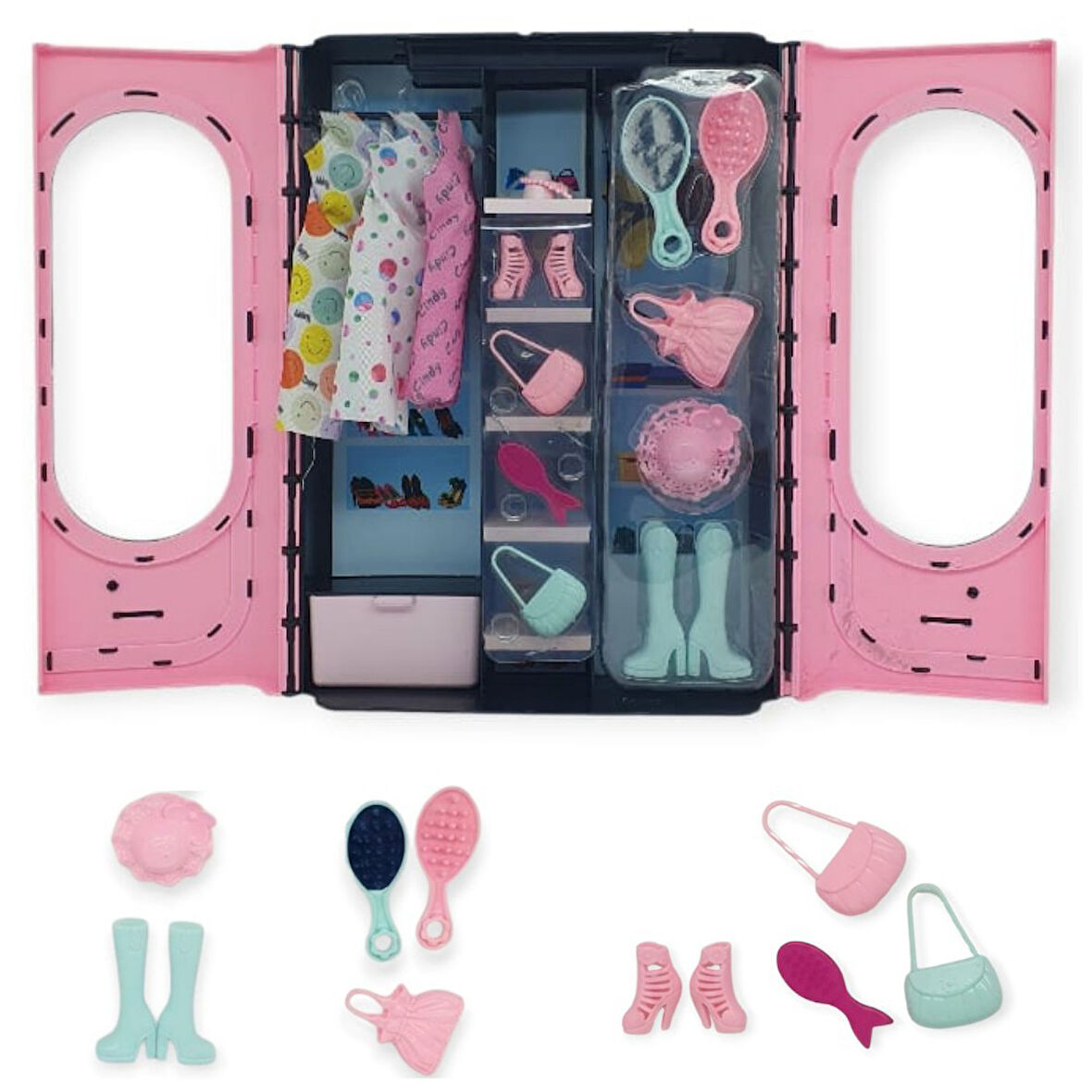 Anlily Stilim Sensin Elbise Dolabı - Açık Pembe