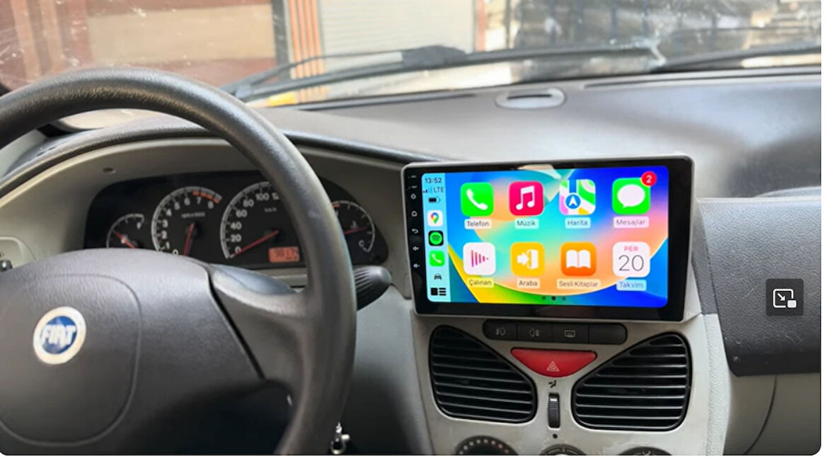 FİAT ALBEA(2002-2004) 9''ANDROİD Gerçek 2+32 GB / 4 Çekirdek 1.6ghz / Wıfı 5.0ghz / Bt 5.4-Kablosuz Carplay-Ahd Hd KAMERALI