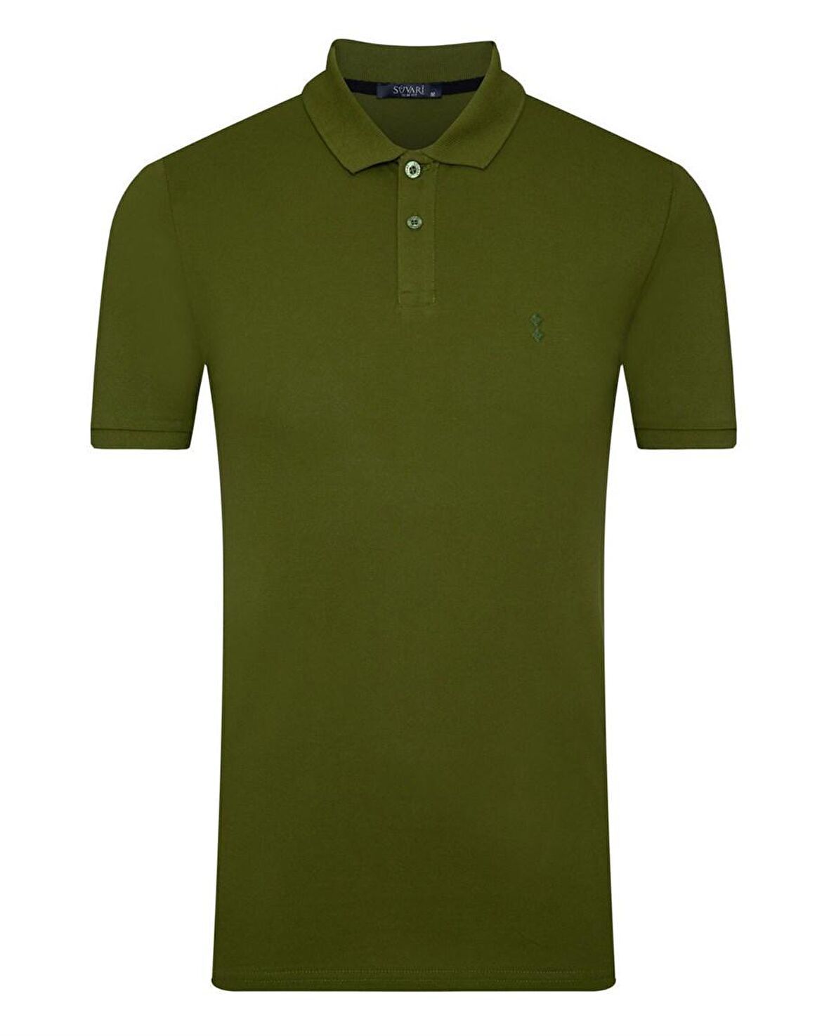 Süvari Slim Fit Polo Yaka Açık Yeşil Erkek Tişört