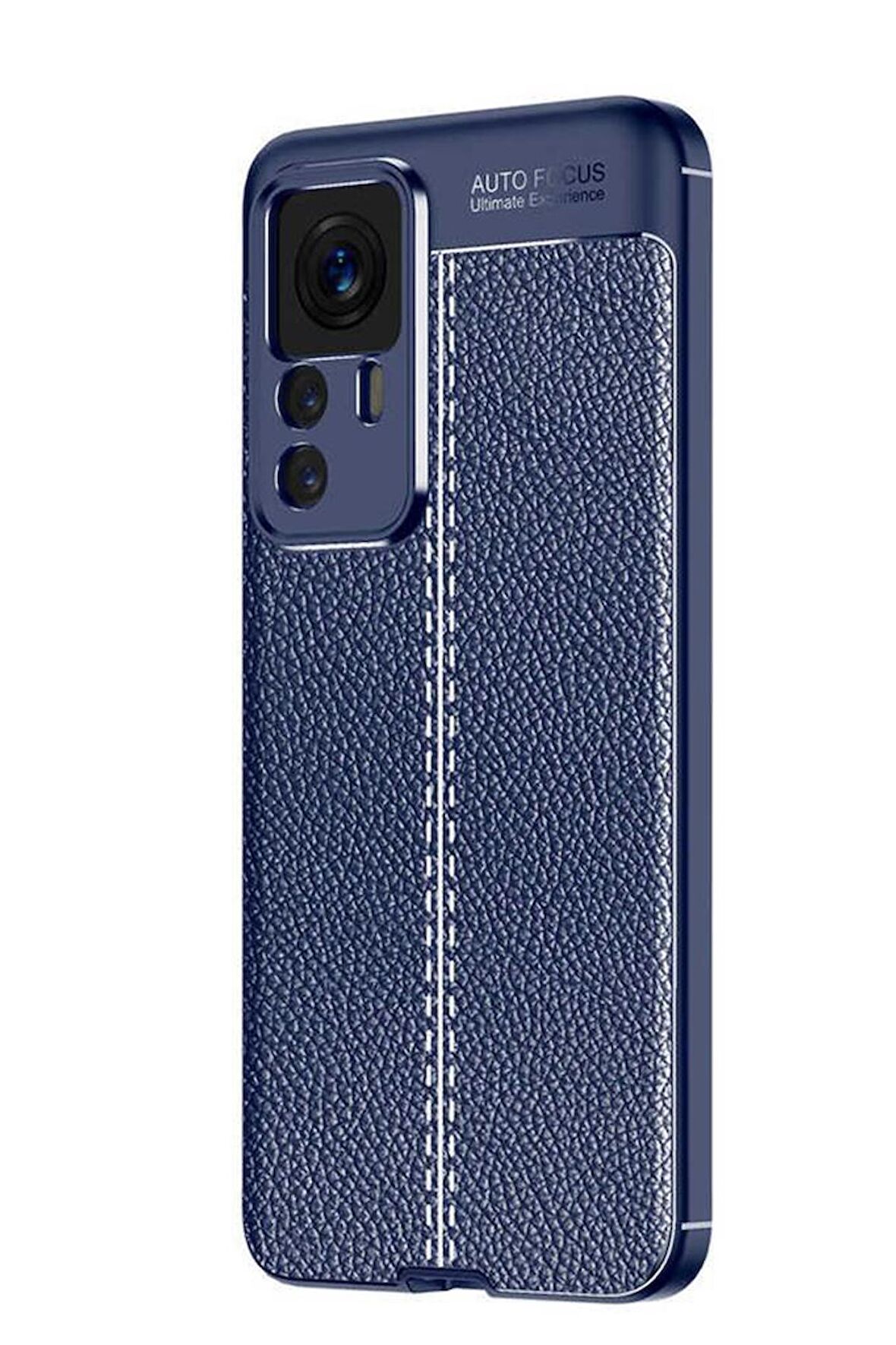 Xiaomi Mi 12T Kılıf Deri Desenli Kamera Korumalı Silikon