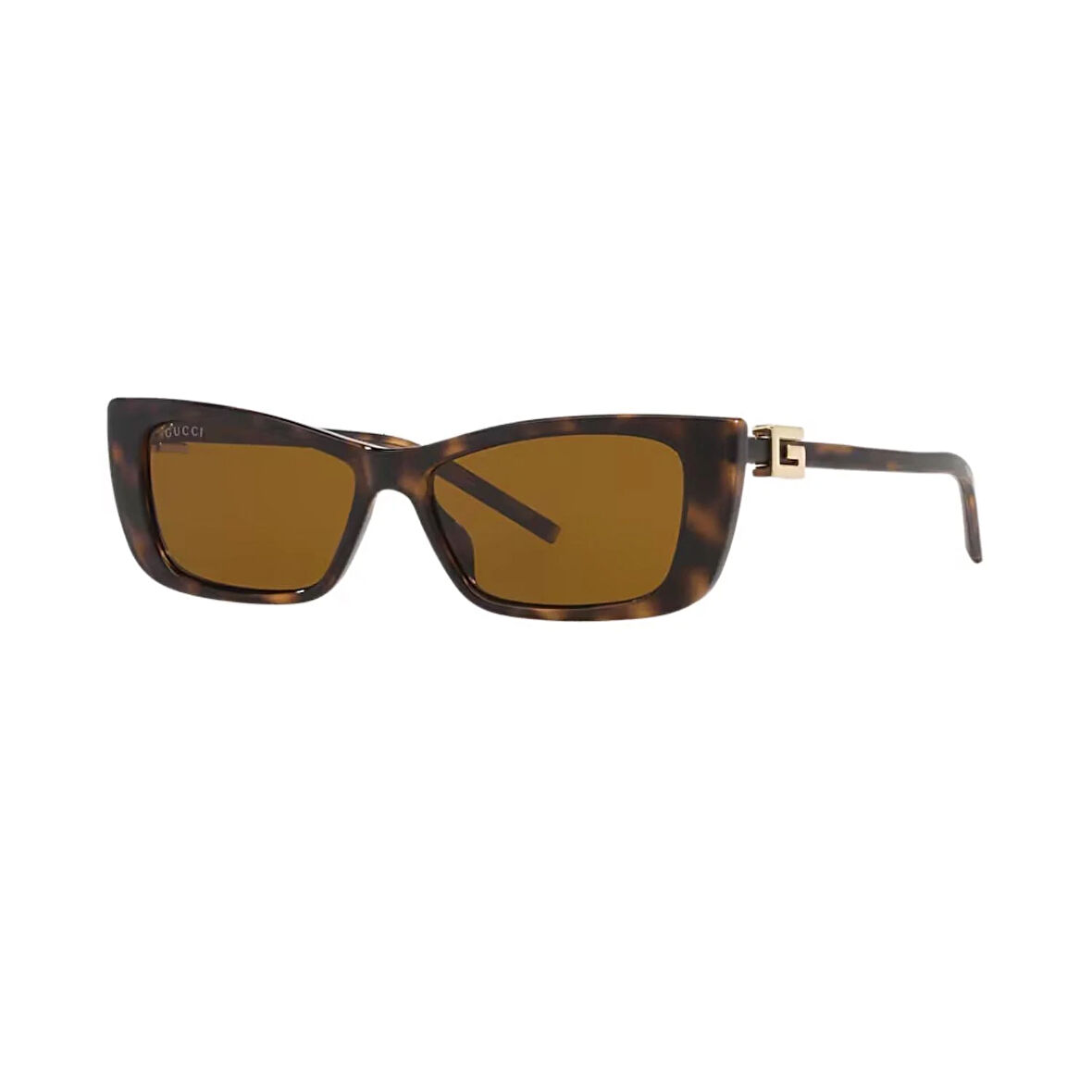 Gucci GG 1681S 004 53 Kadın Cat Eye Kırçıllı Kahverengi Kemik Güneş Gözlüğü