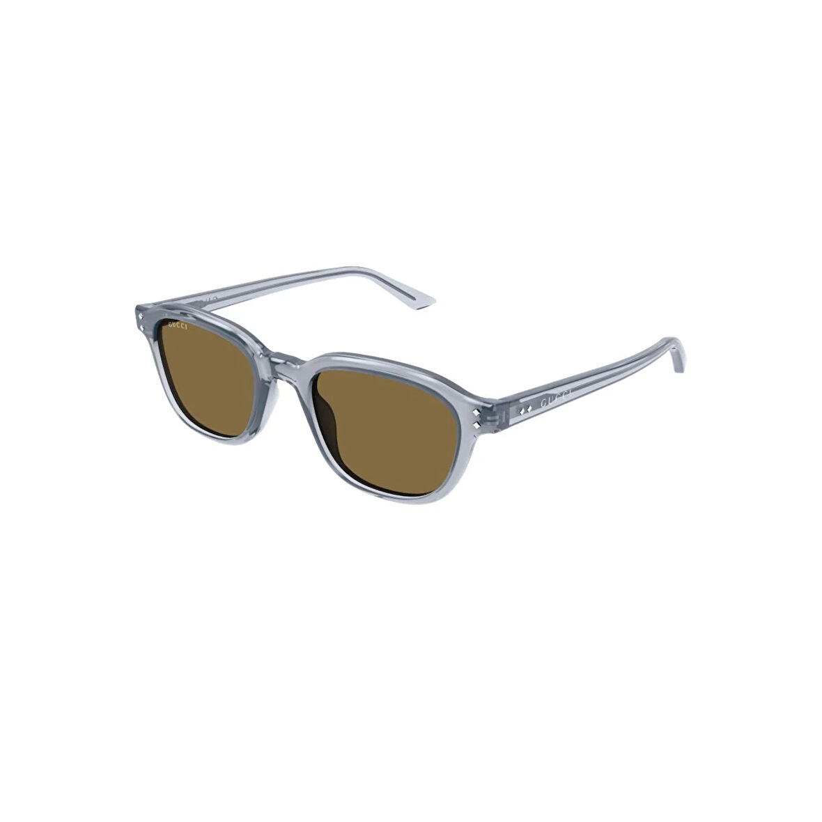 Gucci GG 1892S 005 50 Unisex Oval Şeffaf Kemik Güneş Gözlüğü
