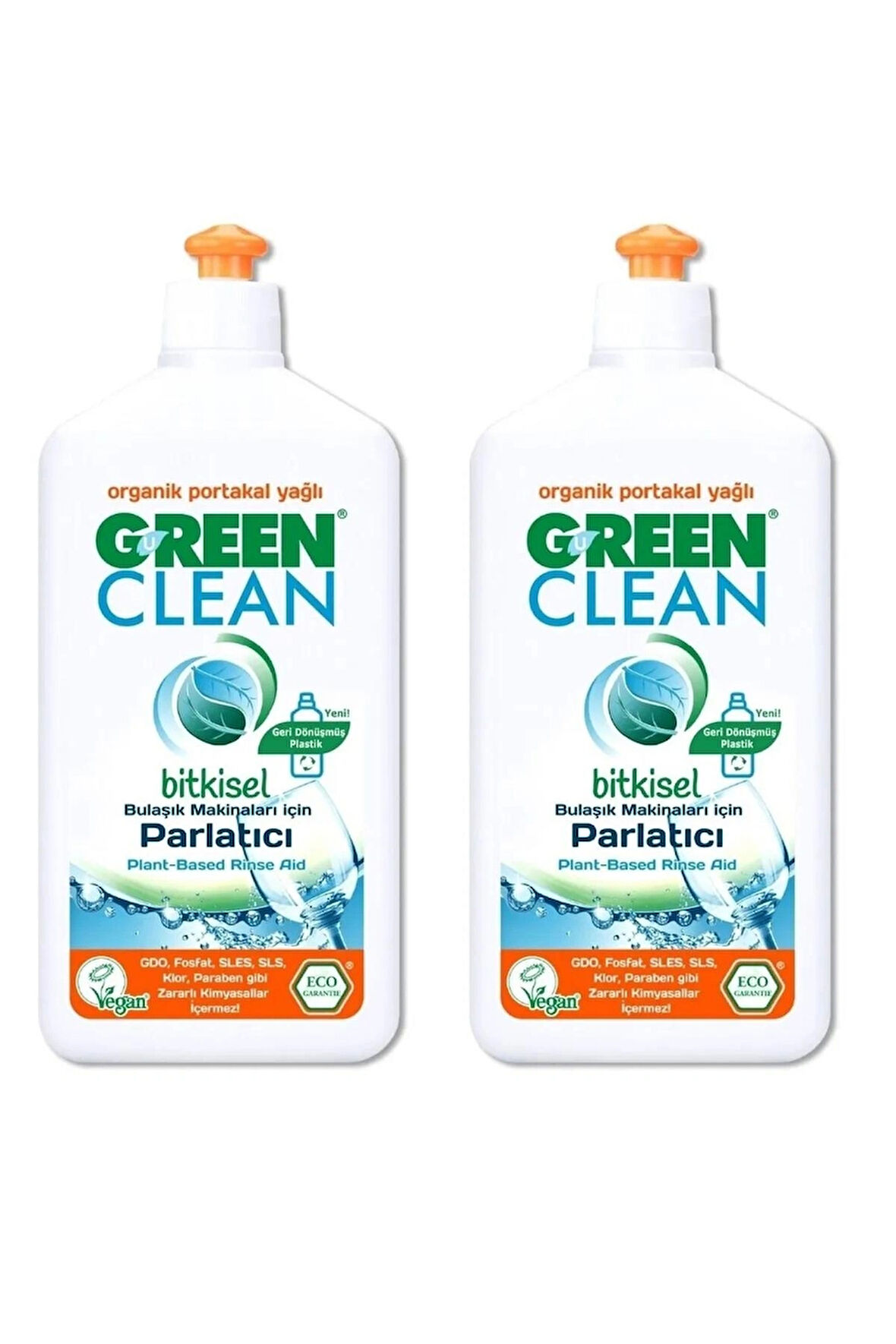 U Green Clean Green Clean Bulaşık Makine Parlatıcı Set *2 Adet