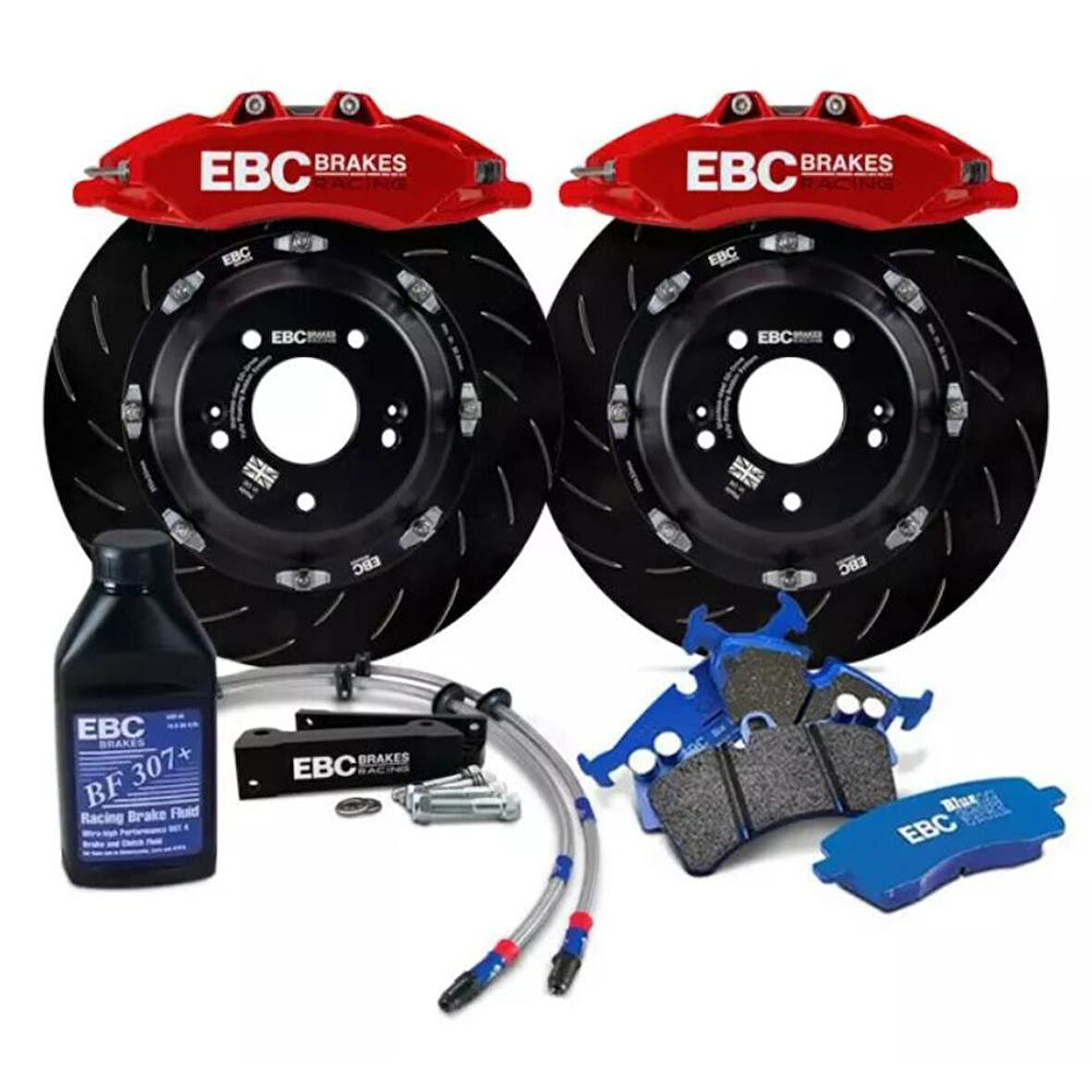EBC RACING BIG BRAKE KIT WV MQB Patform KIRMIZI KALİPER 355mm BBK005RED-2