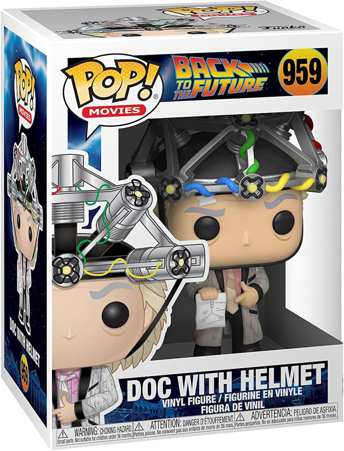 Pop Movies Back To The Future Doc With Helmet Figürü