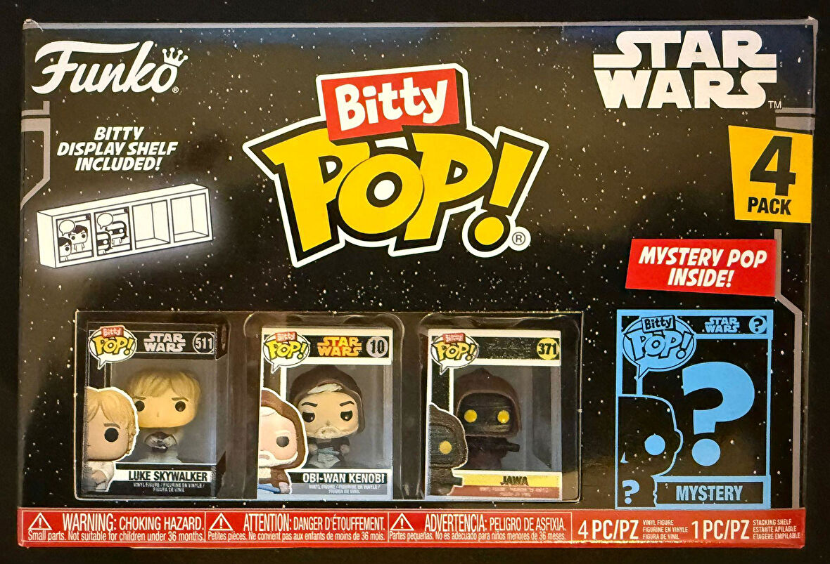 Funko Bitty Pop! Star Wars 4'lü Paket (Figür Boyu 2,25 cm)