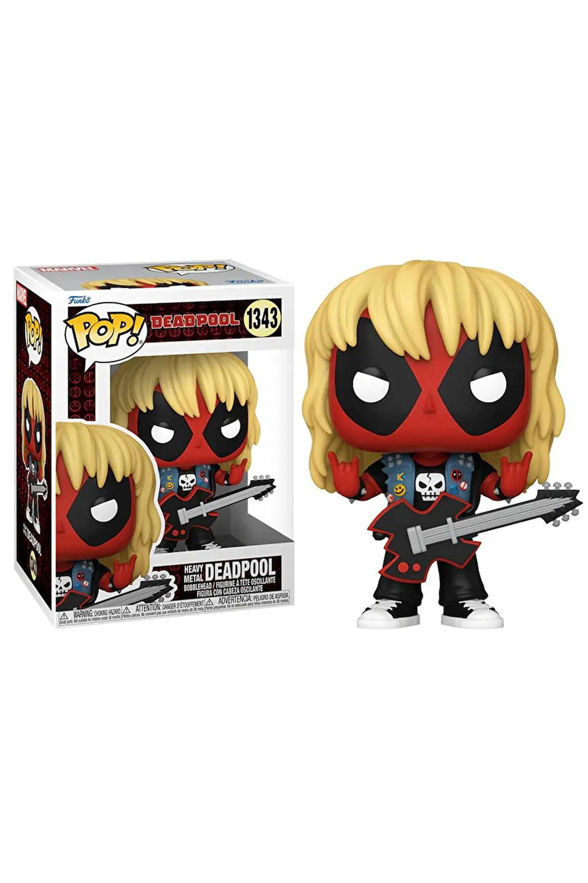 Pop Marvel: Deadpool - Heavy Deadpool No:1343 Bobble-head