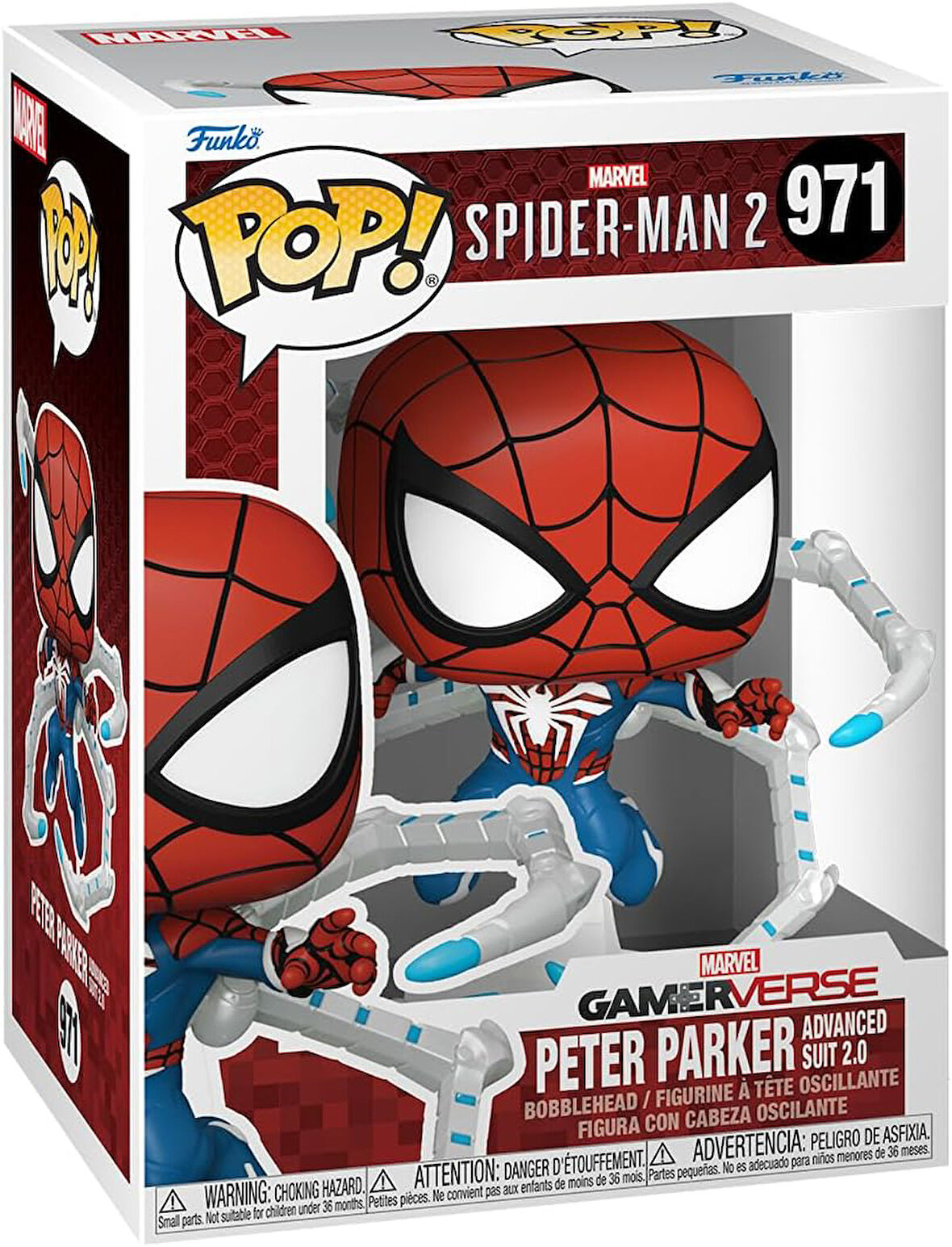 Funko Pop! Marvel: Gamerverse - Spider-Man 2, Peter Parker Advanced Suit 2.0