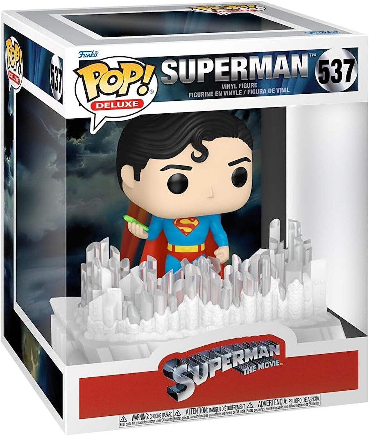 Funko POP DC Deluxe: Superman with Crystal (1978)