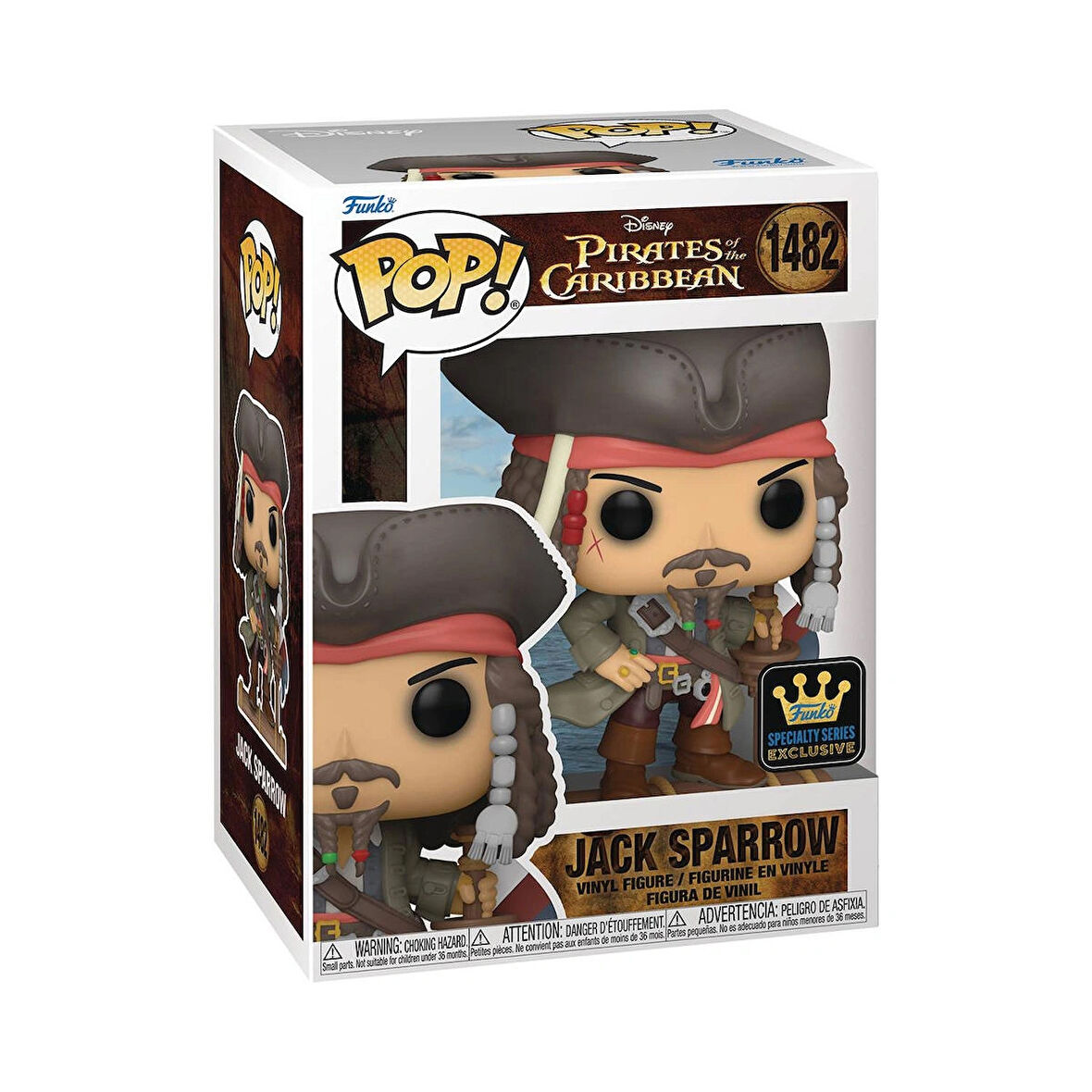 Funko Pop Pirates Of The Caribbean Jack Sparrow 1482