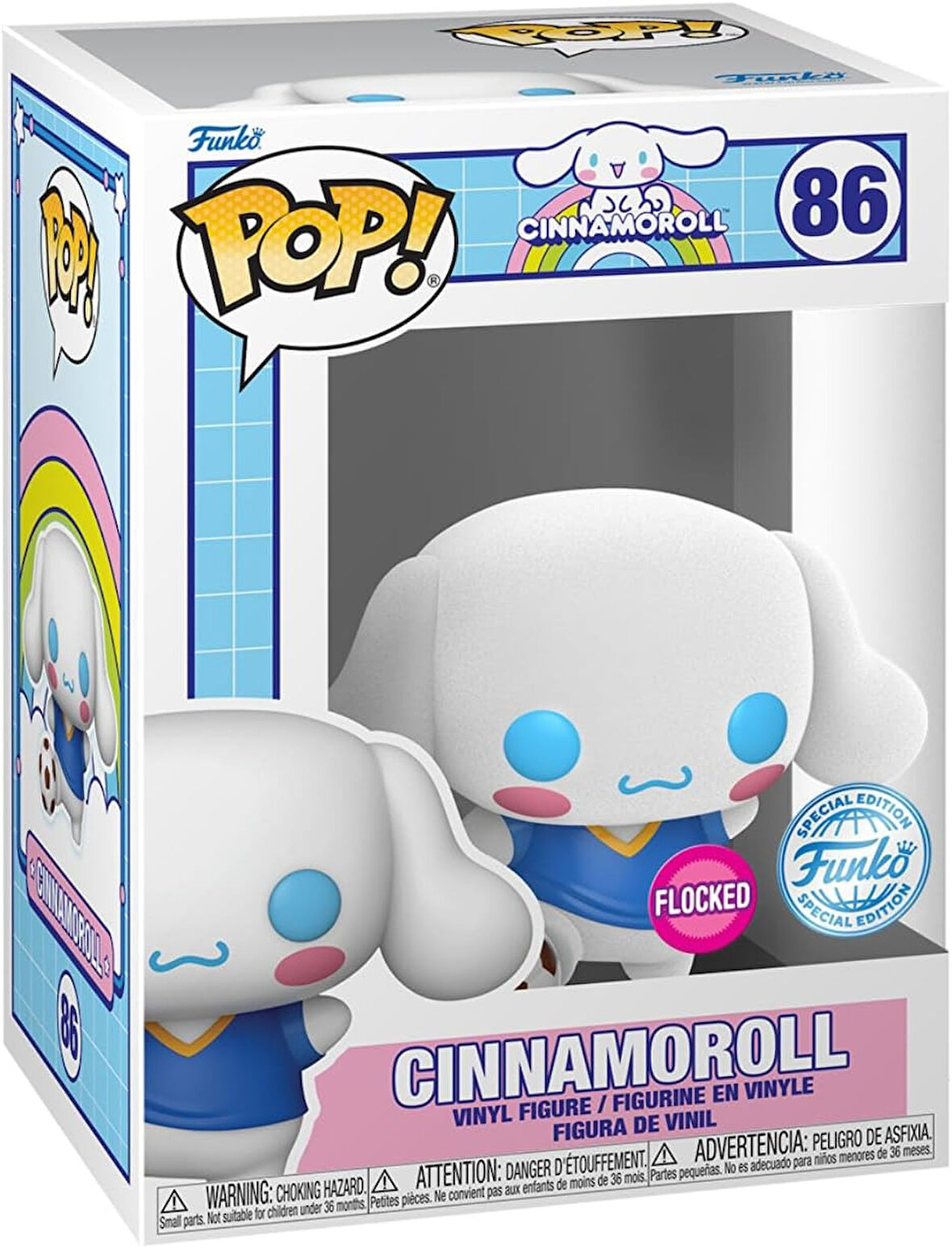 Funko Pop Sanrio Hello Kitty & Friends POP! Futbol Topu ile Cinnamoroll (Flocked) Special Edition  #86