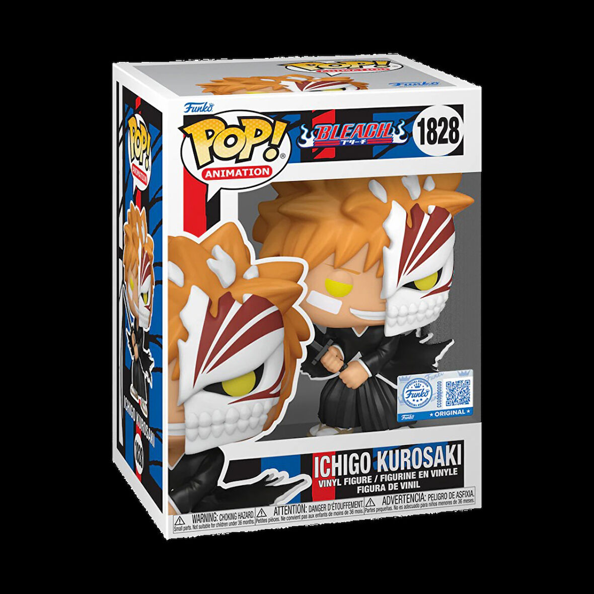 Funko Pop Animation Bleach - Ichigo With Half Mask (special Edition) No:1828