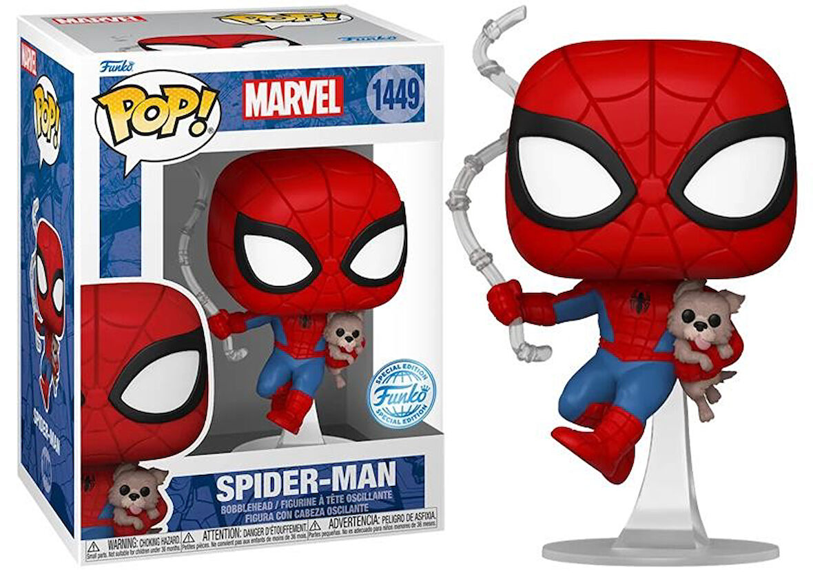 Funko Pop Marvel Spider-Man - Spidey With Sandwich(dog) (special Edition) No:1449