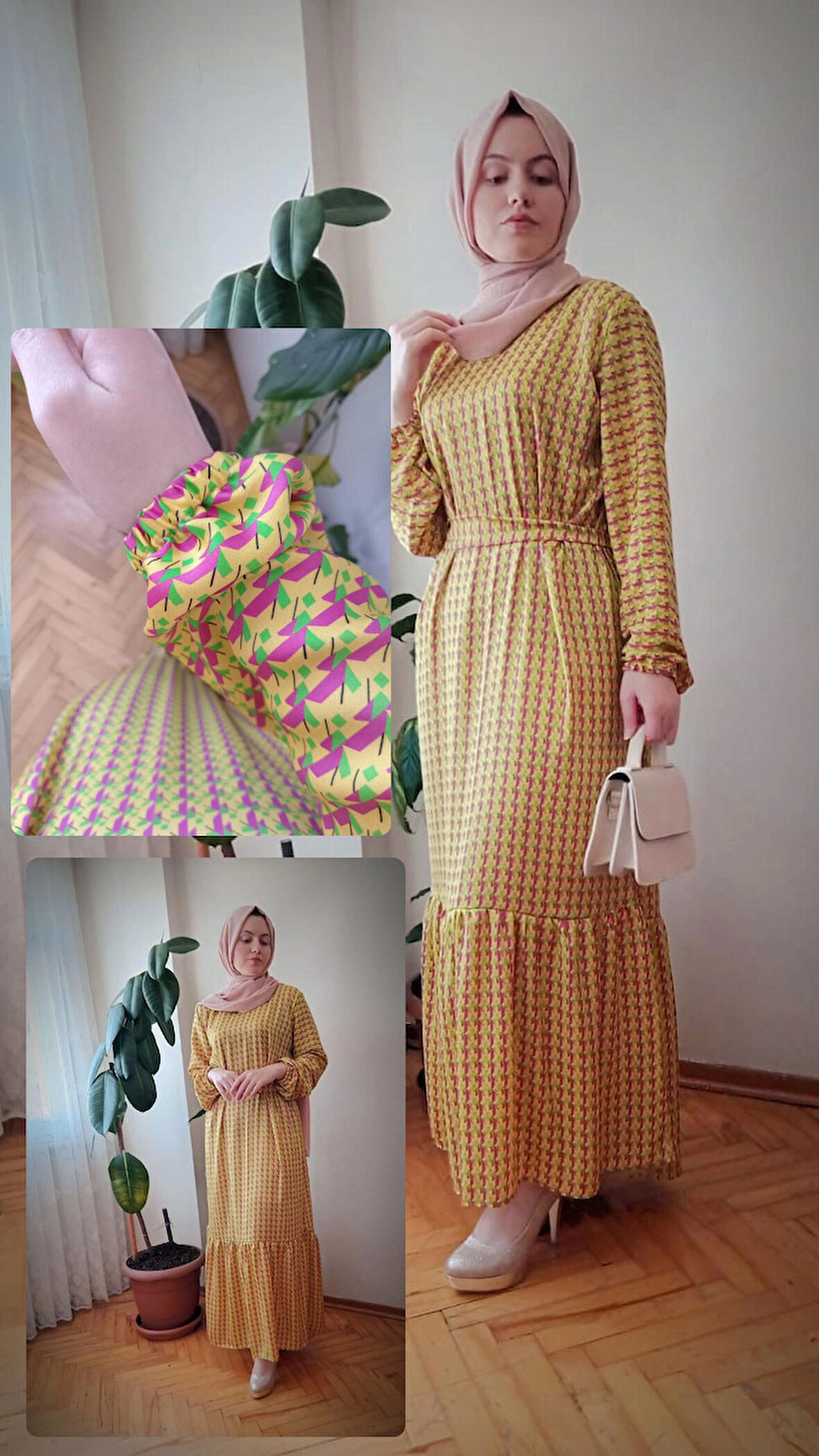 Spor fırfırlı elbise