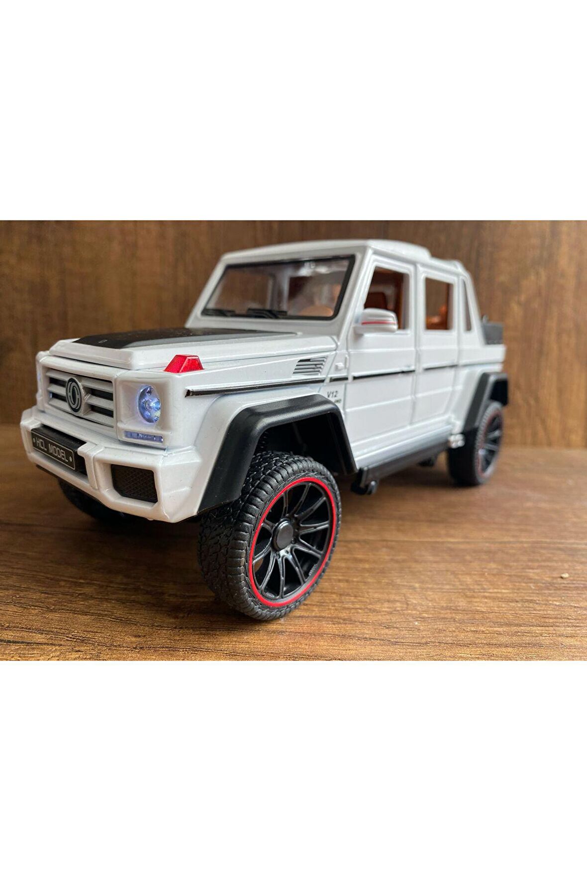 MERCEDES G63 JİP ÜSTÜ AÇIK JİP SAFARİ ARABASI KAPILARI AÇILIR SESLİ IŞIKLI OYUNCAK MERCEDES ARABA