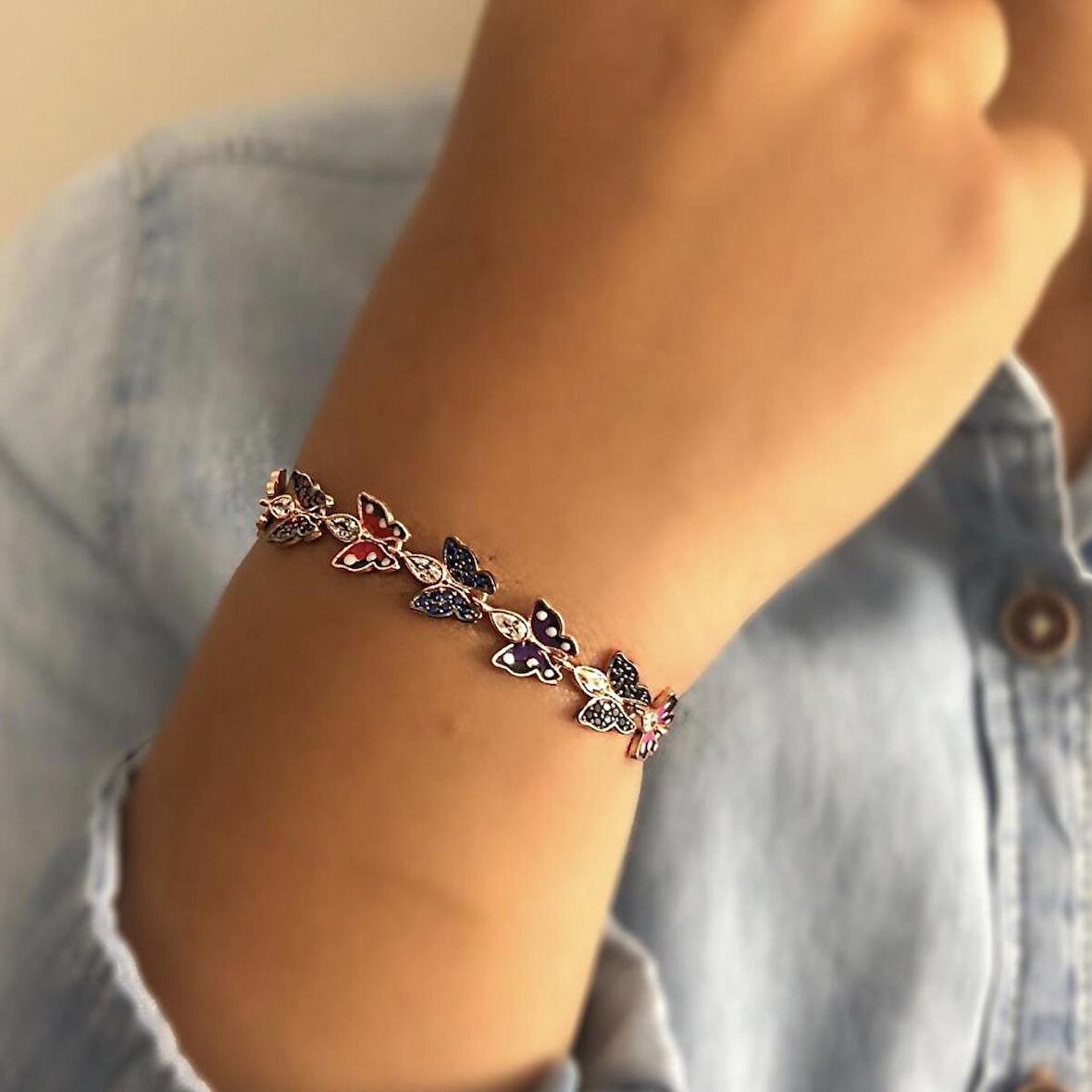 Kelebek Tasarım Bileklik