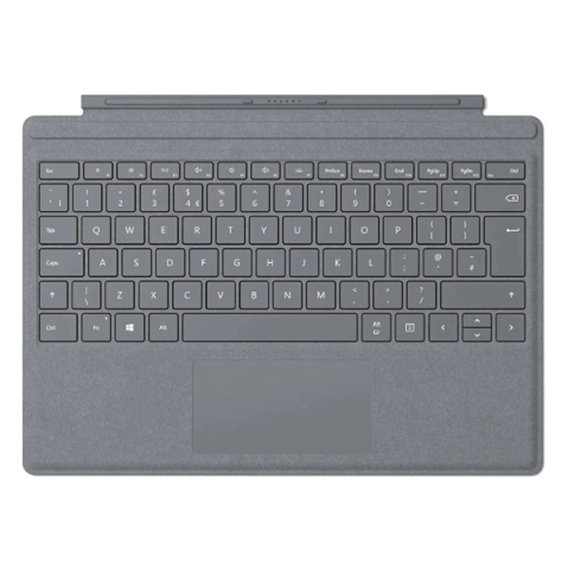 Microsoft Surface Go  Alcantara Signature Type Cover İngilizce Klavye - Gri KTC-00011 1 Yıl Garanti