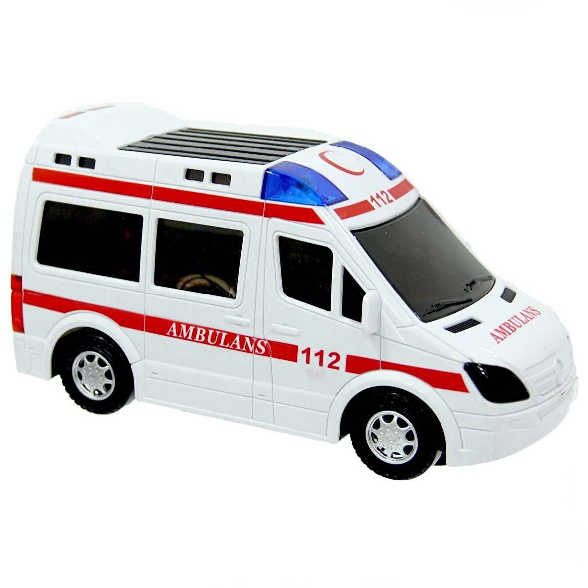 Işıklı Sesli Pilli Ambulans