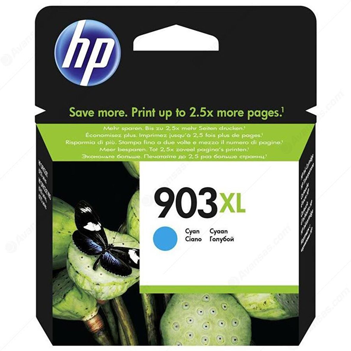 HP T6M03A No 903Xl Yüksek Kapasite Mavi Kartuş 