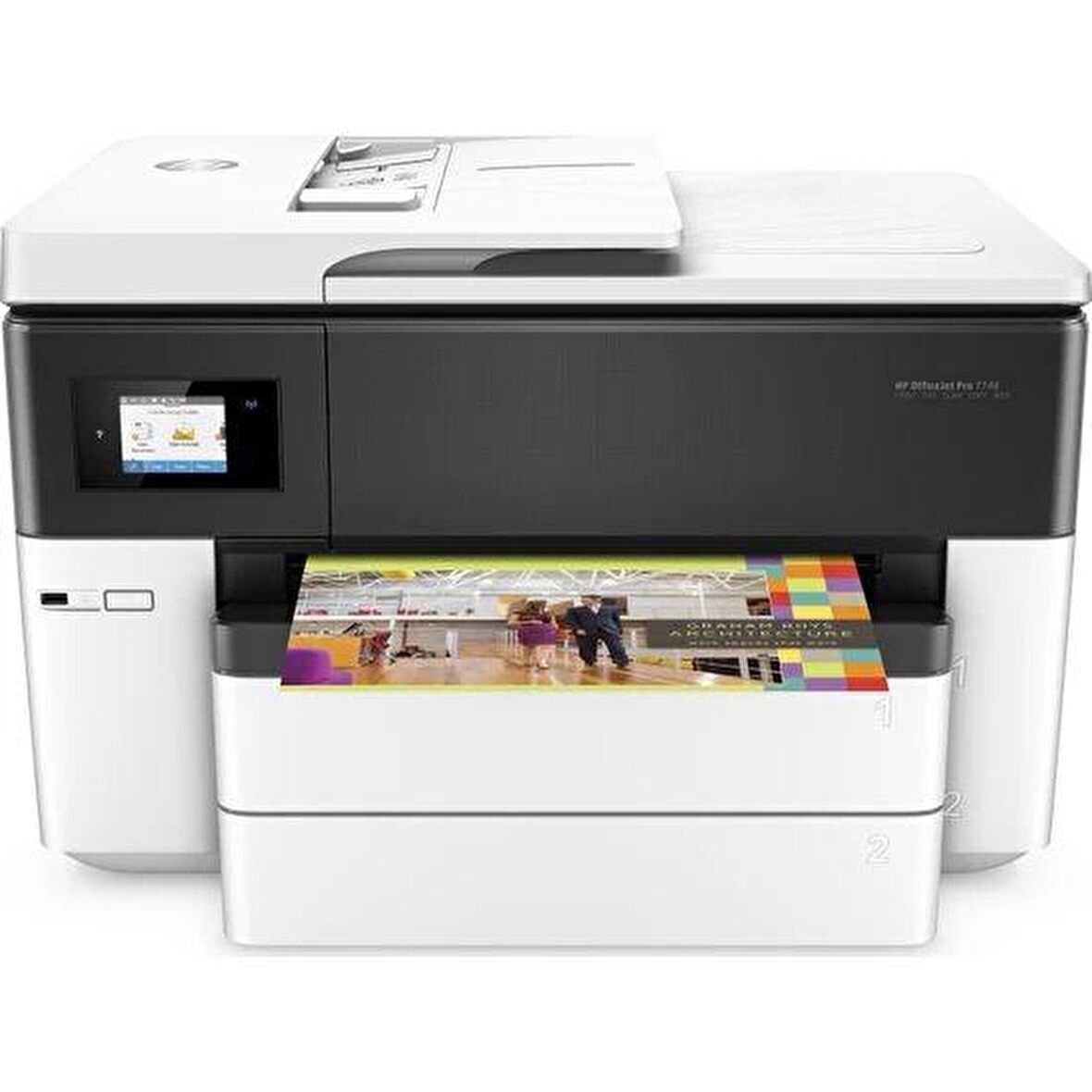 HP OfficeJet Pro 7740 G5J38A Wifi + Fax + Fotokopi + Tarayıcı Renkli Çok Fonksiyonlu Mürekkep Püskürtmeli Yazıcı