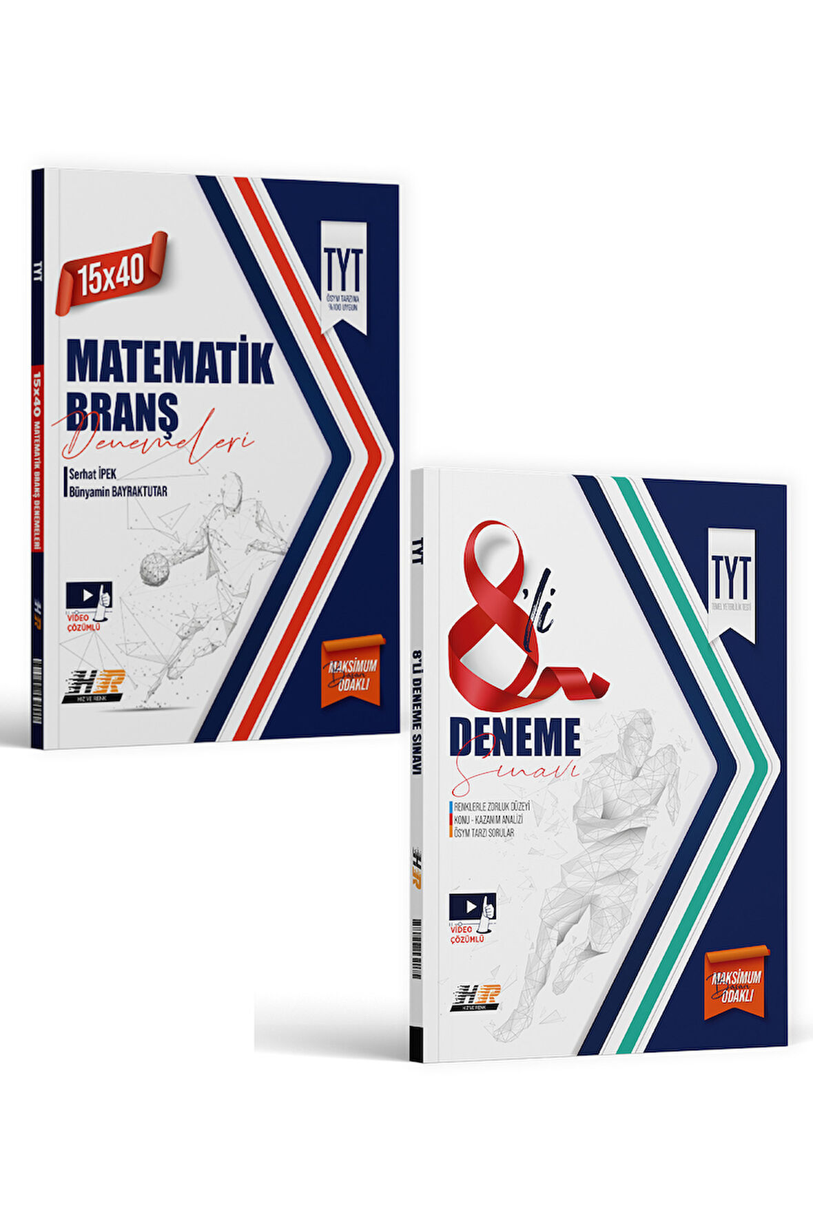 Hız ve Renk Yayınları TYT 15 x 40 Matematik ve 8'li Genel Deneme Seti 