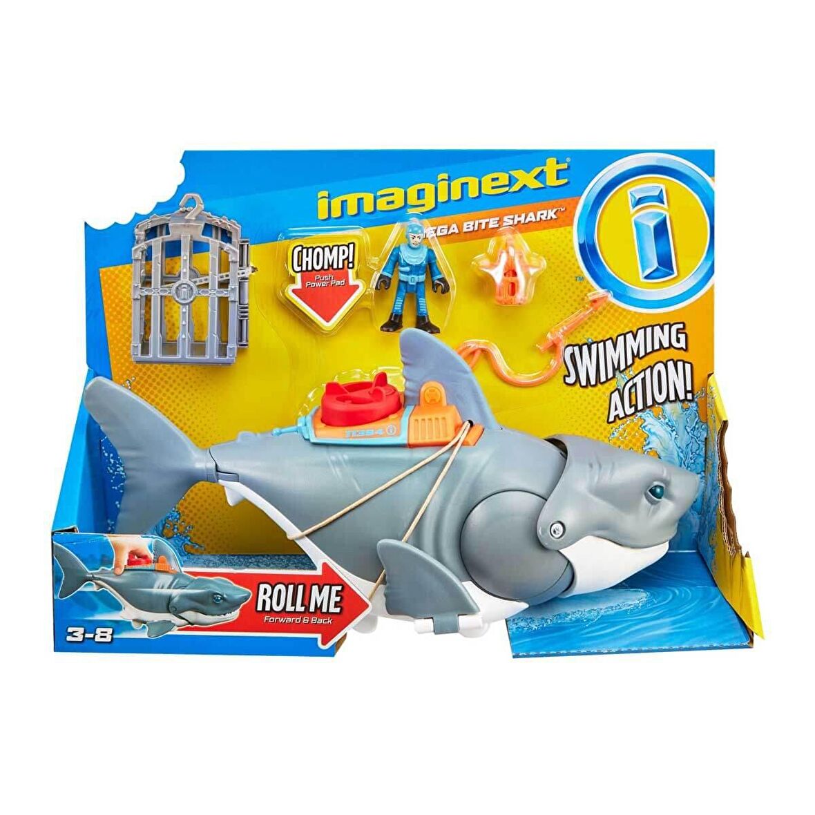 Imaginext - Çılgın Köpekbalığı Oyun Seti FABBATOYS