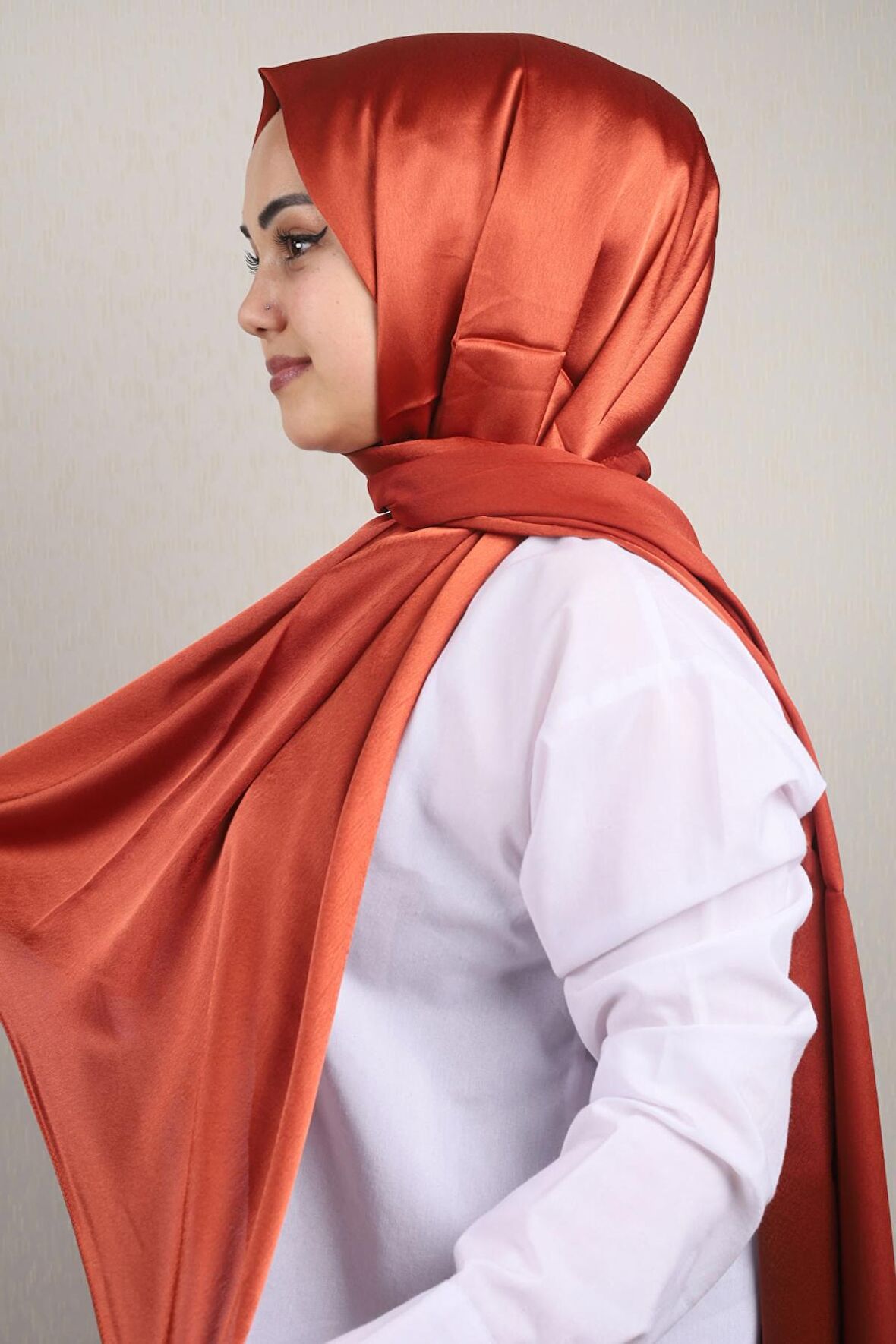  Qum İpek Düz Renk Mum Şal - Desen-01 - Renk-04 -98