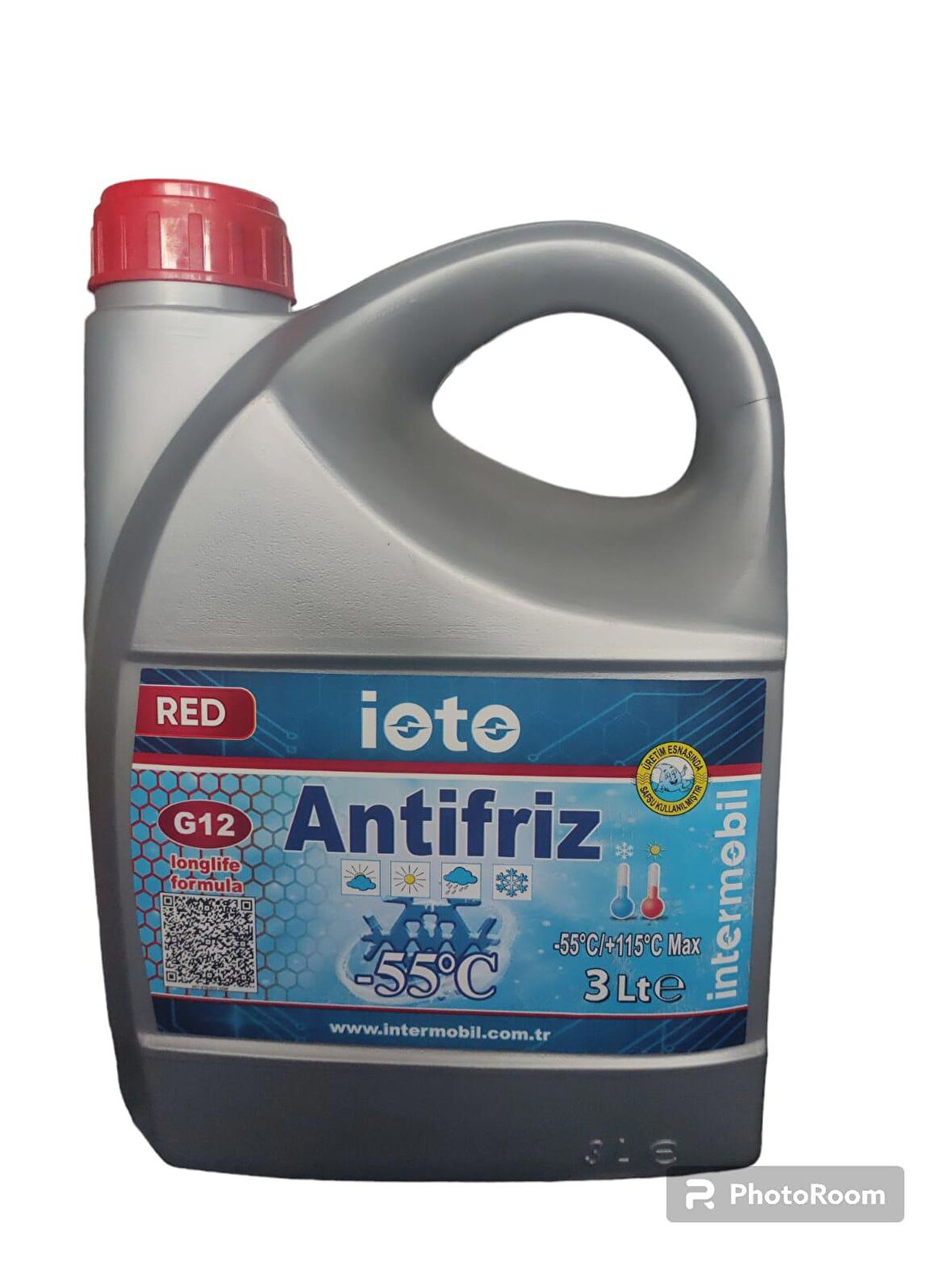 İOTO ORGANİK ANTİFİRİZ -55 C KIRMIZI 3L