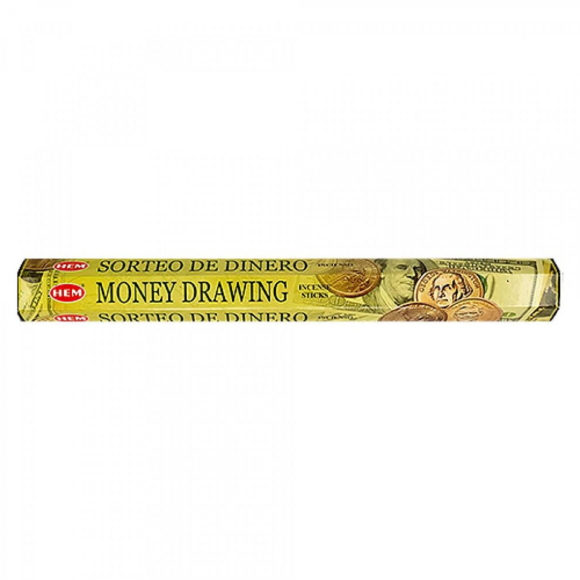 Hem Money Drawing (USD) Hexa Incense Sticks - Parayı Çağıran Kokulu 20 Çubuk Tütsü