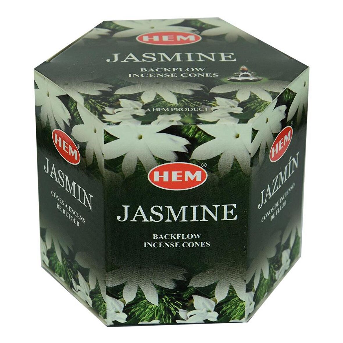 Hem Yasemin Kokulu 40 Konik Tütsü Geri Akışlı Şelale Jasmine