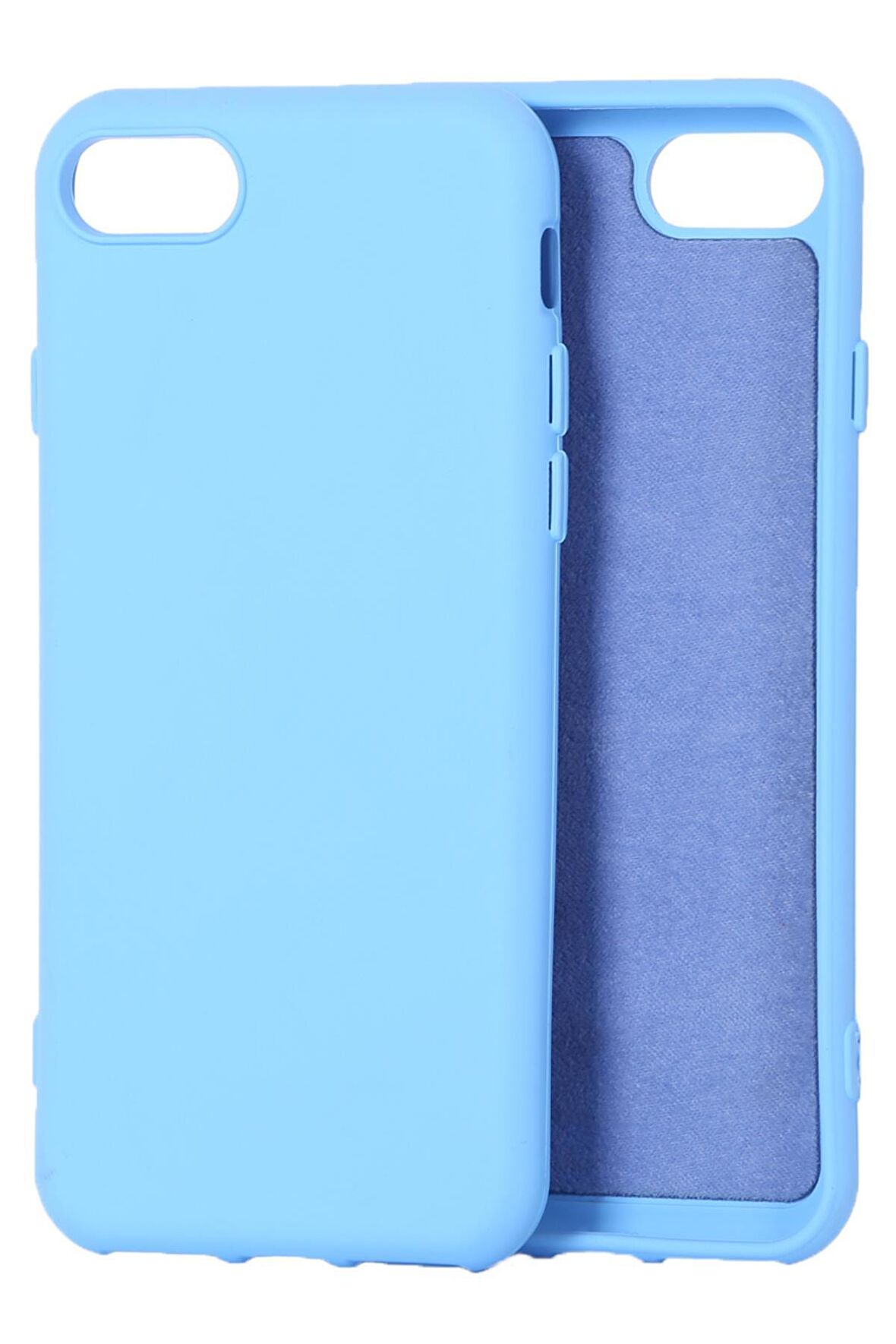 Apple iPhone 7 / 8 Kamera Korumalı İçi Kadifeli Silikon Kılıf