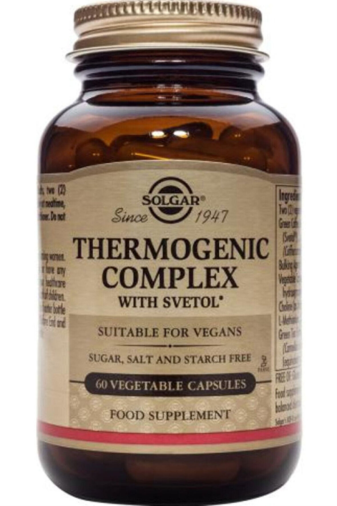 Solgar Thermogenic Complex with Svetol 60 Kapsül