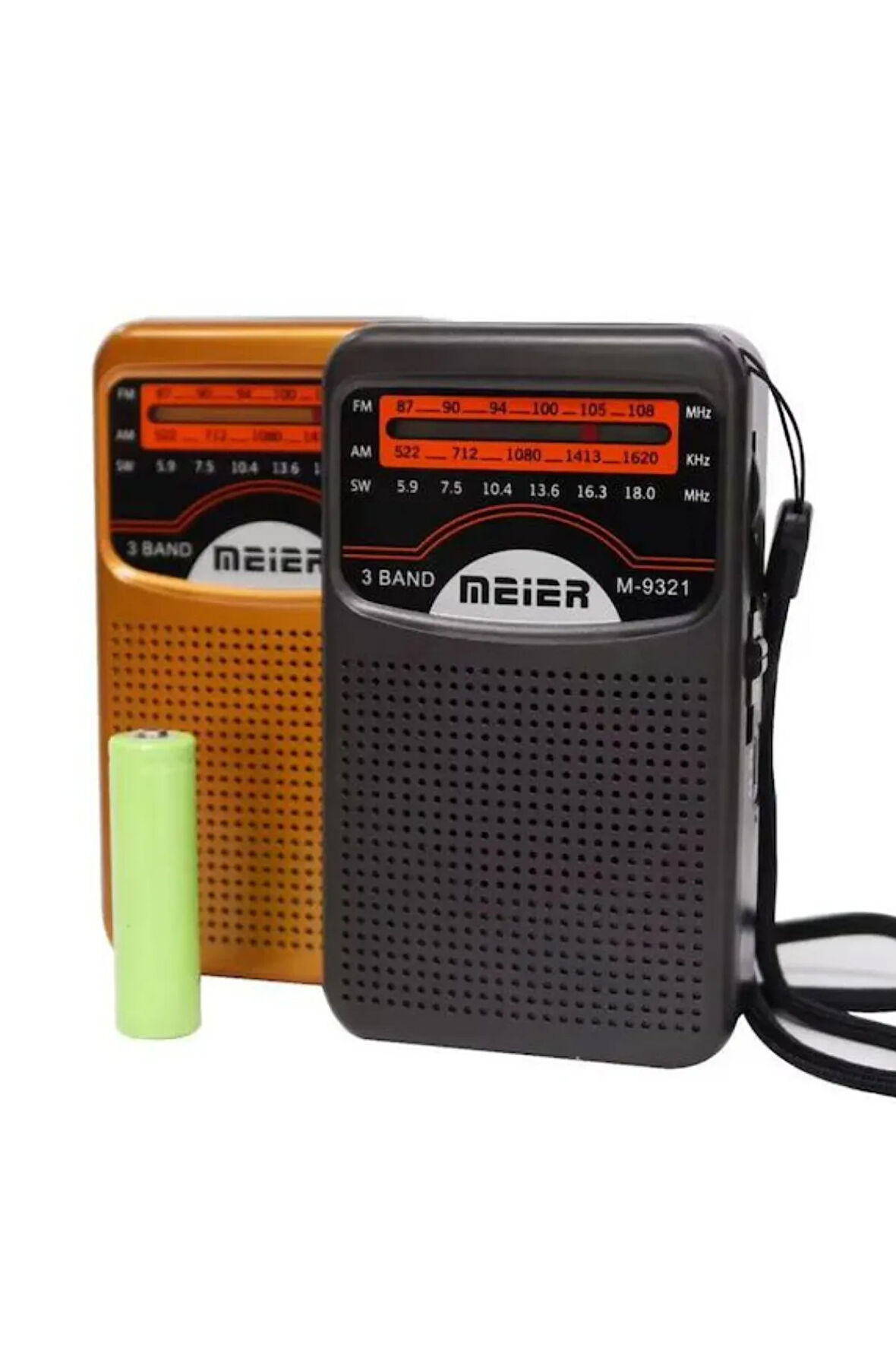 Meier M-9321 Şarjlı Fm Am Sw 3 Bandlı Cep Radyosu