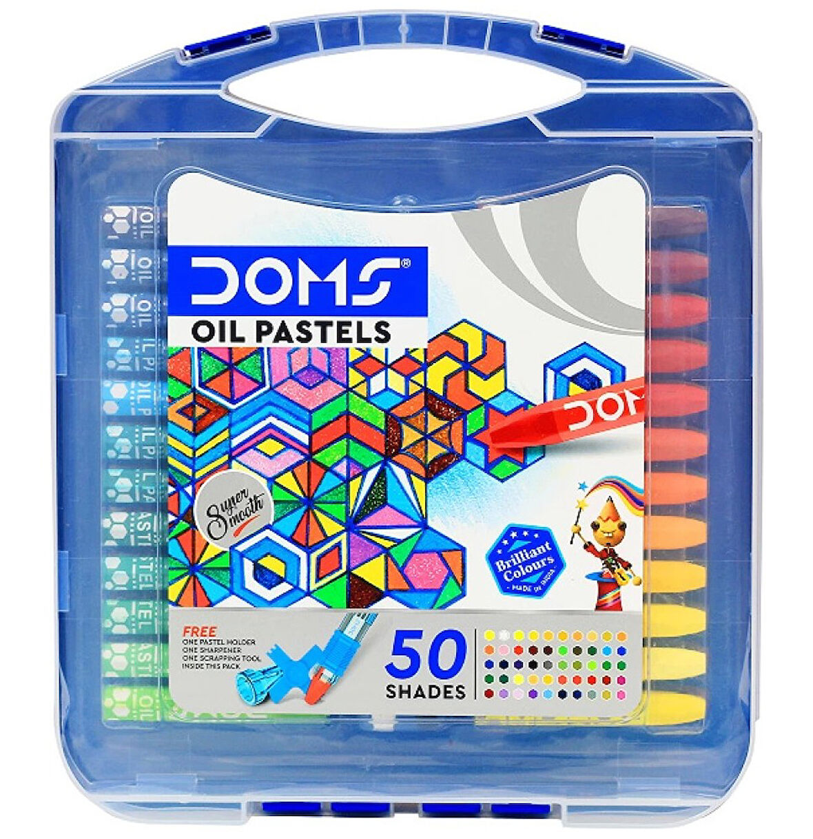 Doms Oil Pastel Hexagonal 50'li Yağlı Pastel Boya / FT8202