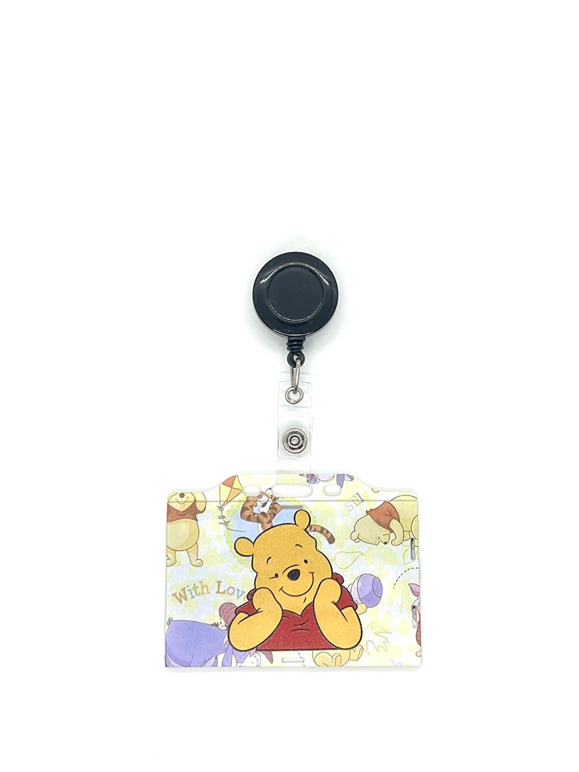 Winnie The Pooh Temalı Yatay Kart Kabı Kart Koruyucu