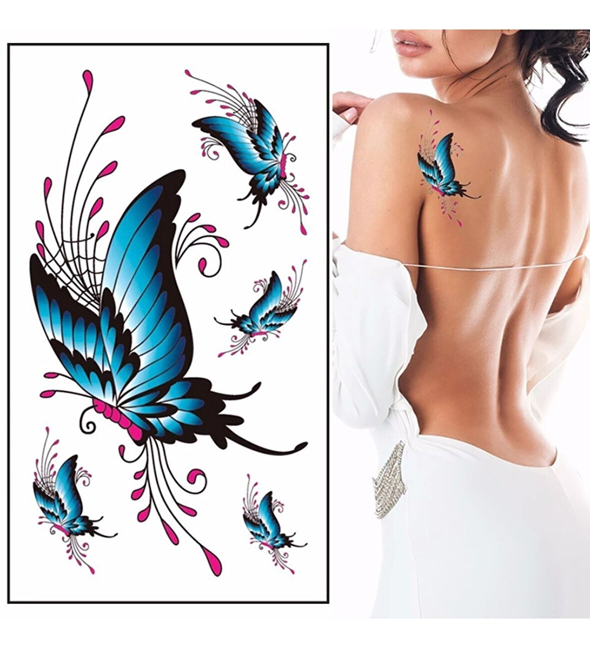 Tattoo Üç Boyutlu Dövme Geçici Dövme 