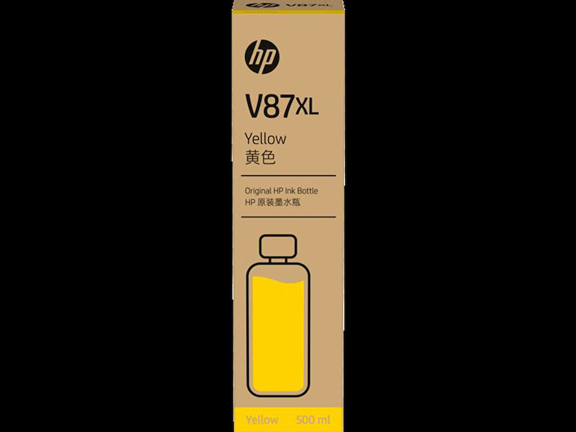 HP 7FN96A (V87XL) Sarı Orjinal Mürekkep Kartuş - T858 / T908