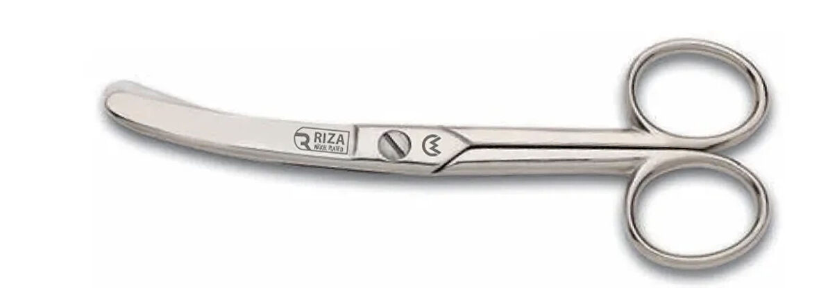 M-159 Eğri Manifatura Makası No: 5 İnç / 12,70 Cm - Nikel Kaplama