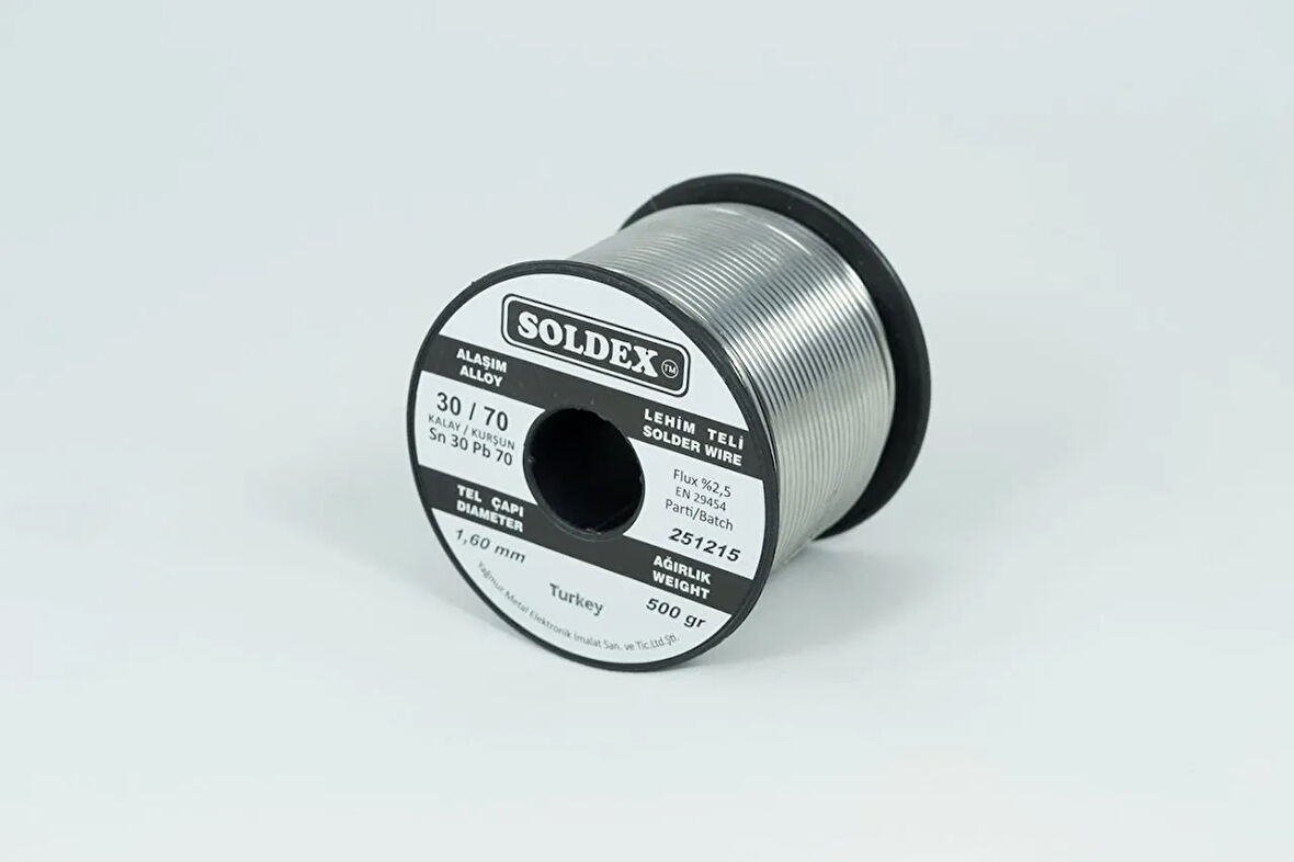 30-70 Lehim Teli 500 Gr 1,6 Mm