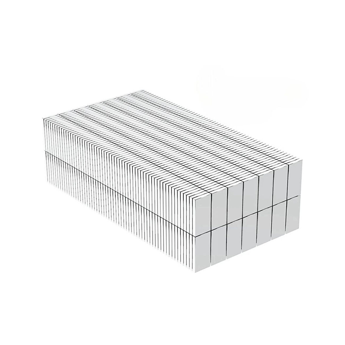 10 Adet 15x10x1.5 Mm Köşeli Neodyum Mıknatıs N35 Magnet Dayanıklı Nikel Kaplama