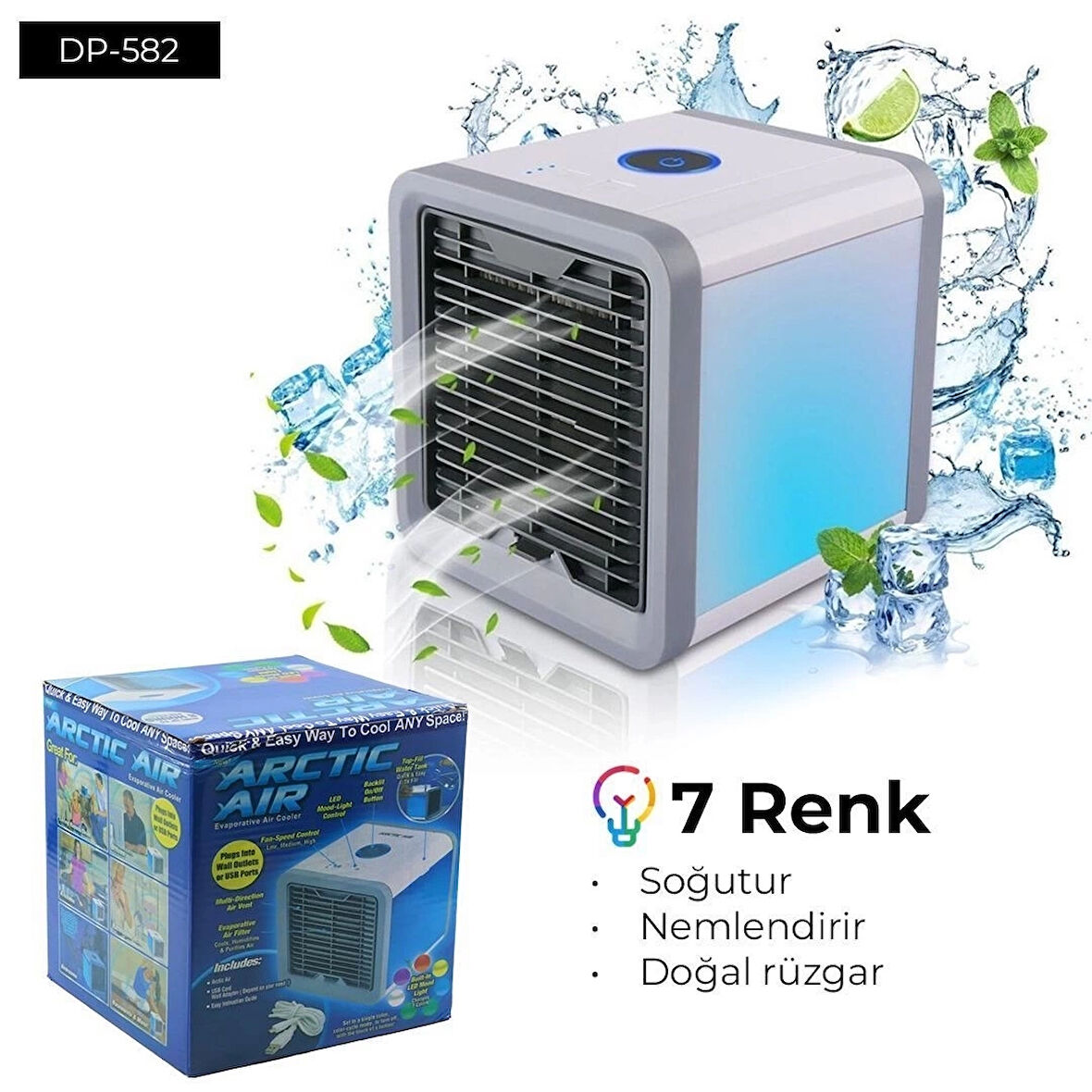 Dempower Masaüstü Kara Fan