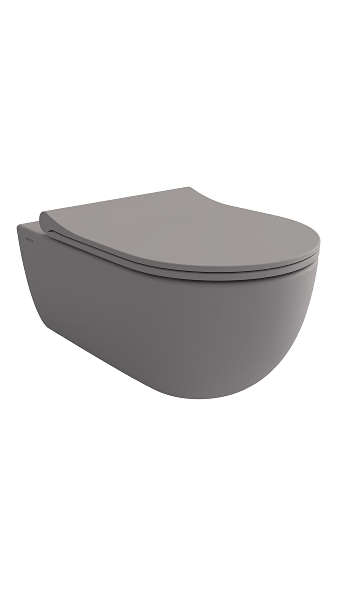 Bocchi V Tondo Rimless Asma Klozet Mat Gri Kapak Dahil 1416-006-0128