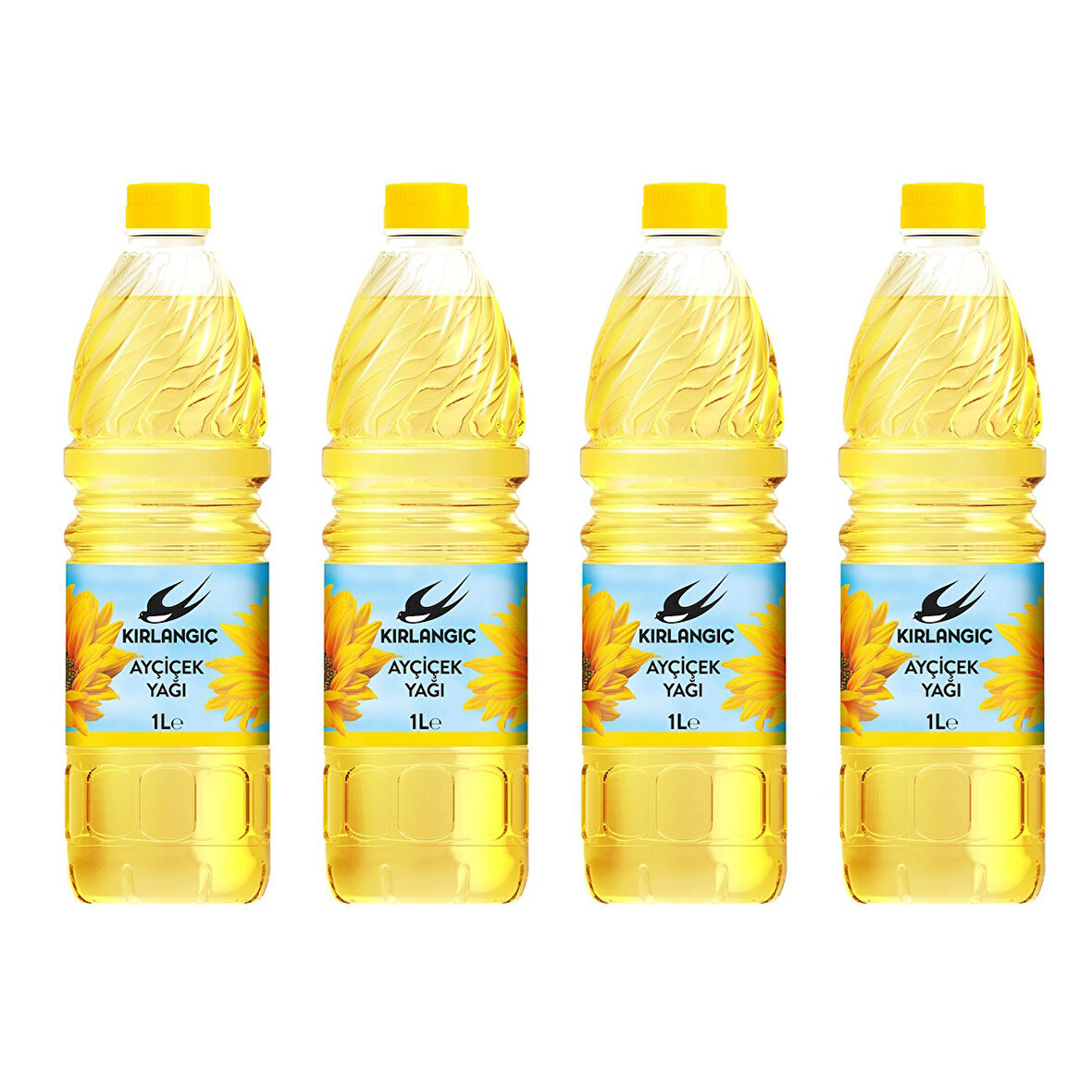 Kırlangıç Ayçiçek Yağı 1 lt x 4 Adet