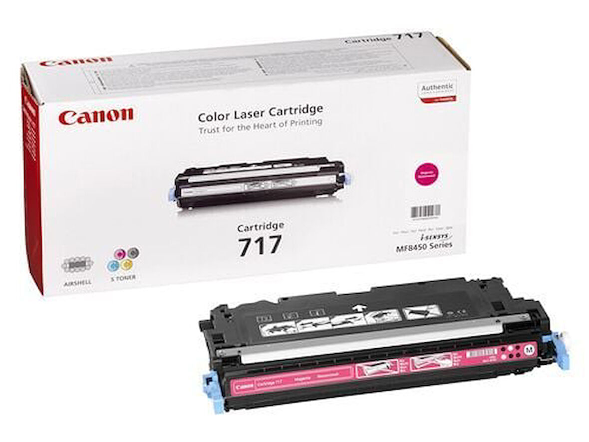 Canon CRG-717M (2576B002) Kırmızı Magenta Orjinal Toner - MF8450 (T6729)